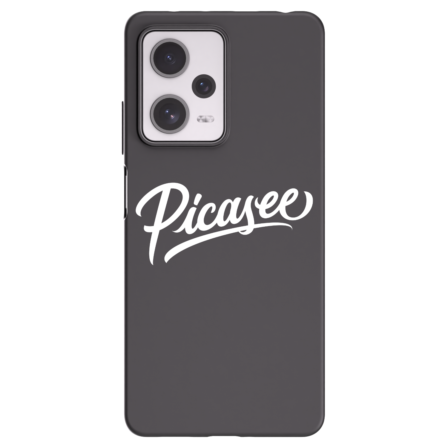Picasee crna silikonska maskica za Xiaomi Redmi Note 12 Pro+ 5G - Picasee - old logo - white