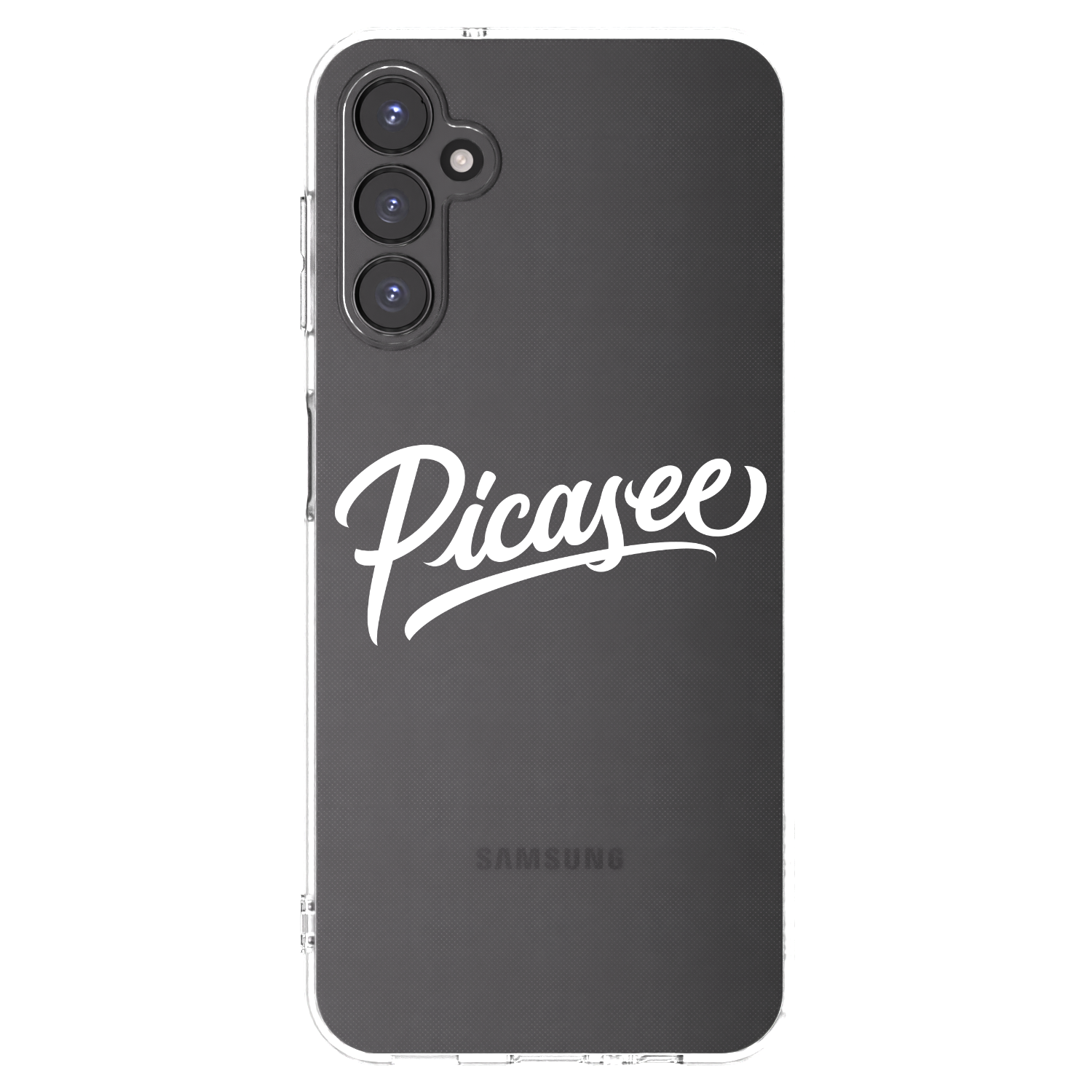 Picasee silikonska prozirna maskica za Samsung Galaxy A14 5G A146P - Picasee - old logo - white