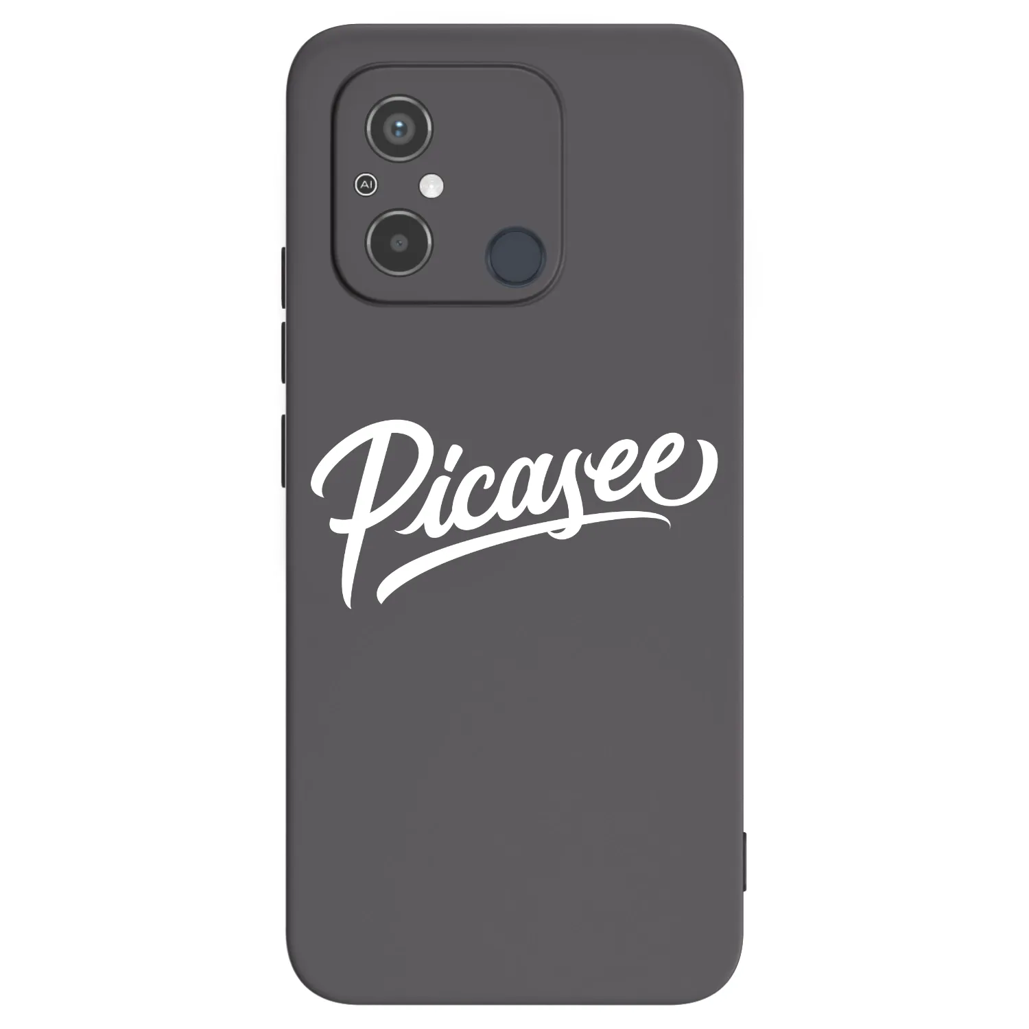 Picasee crna silikonska maskica za Xiaomi Redmi 12C - Picasee - old logo - white