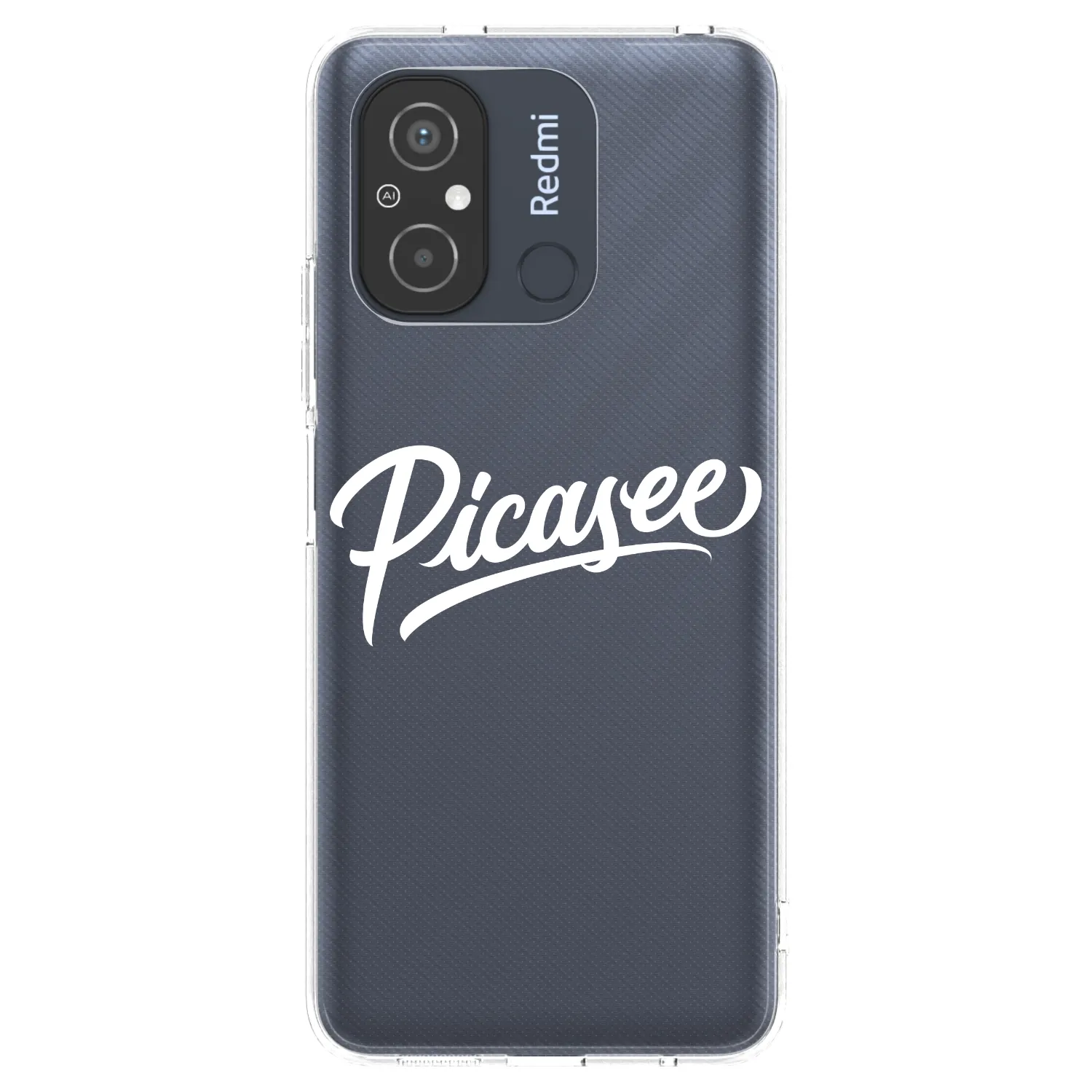 Picasee silikonska prozirna maskica za Xiaomi Redmi 12C - Picasee - old logo - white