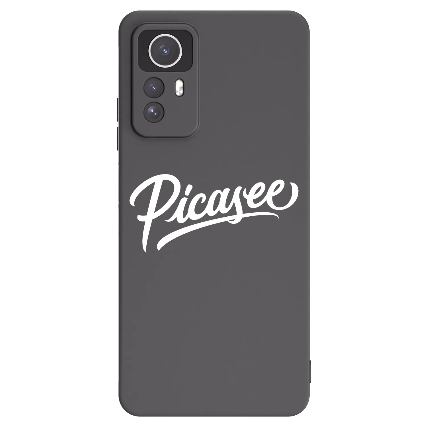 Picasee crna silikonska maskica za Xiaomi Redmi Note 12S - Picasee - old logo - white