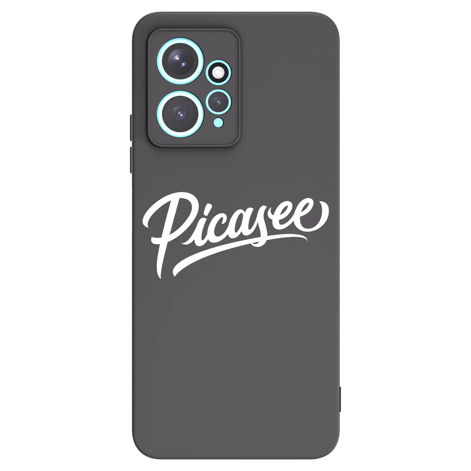 Picasee crna silikonska maskica za Xiaomi Redmi Note 12 4G - Picasee - old logo - white