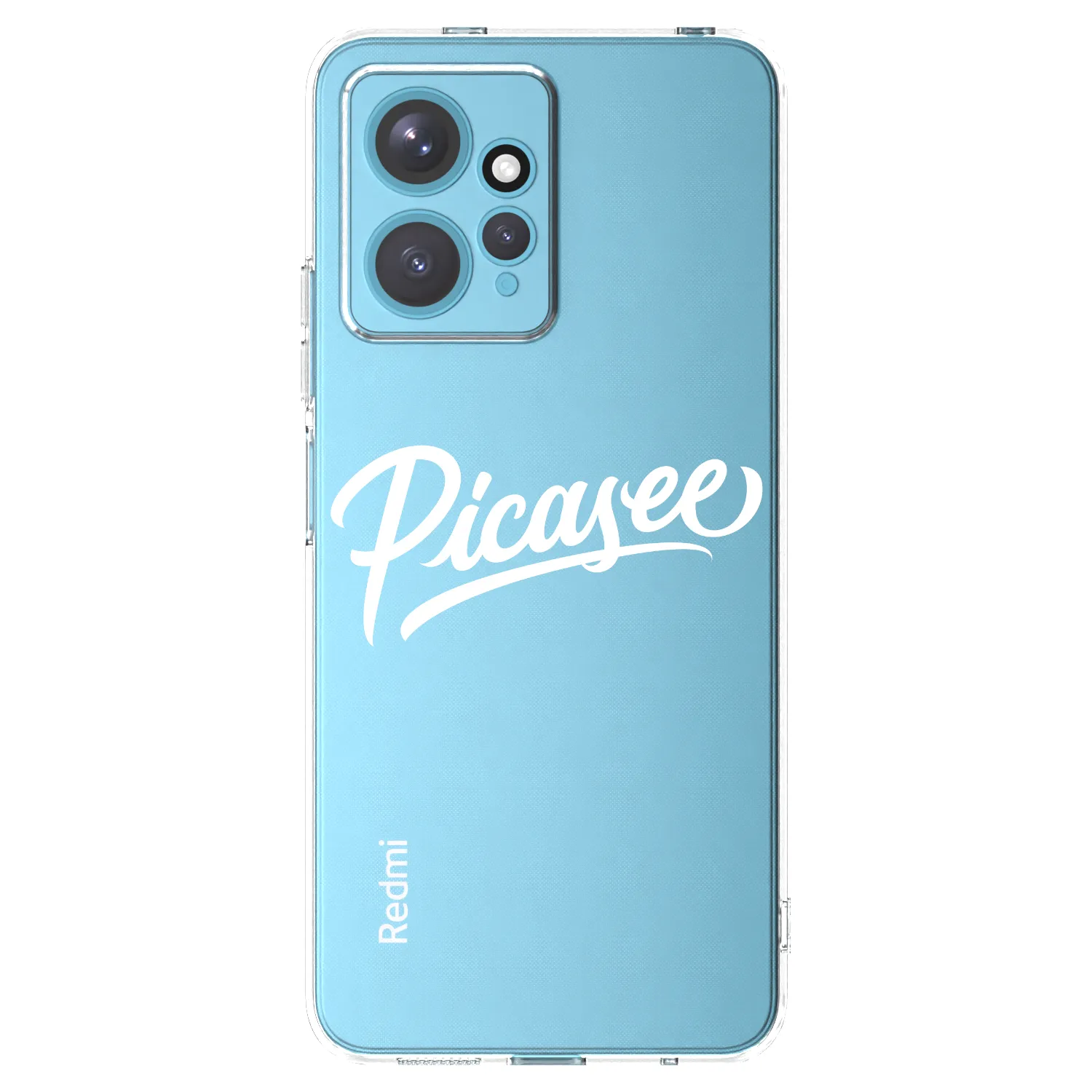 Picasee silikonska prozirna maskica za Xiaomi Redmi Note 12 4G - Picasee - old logo - white