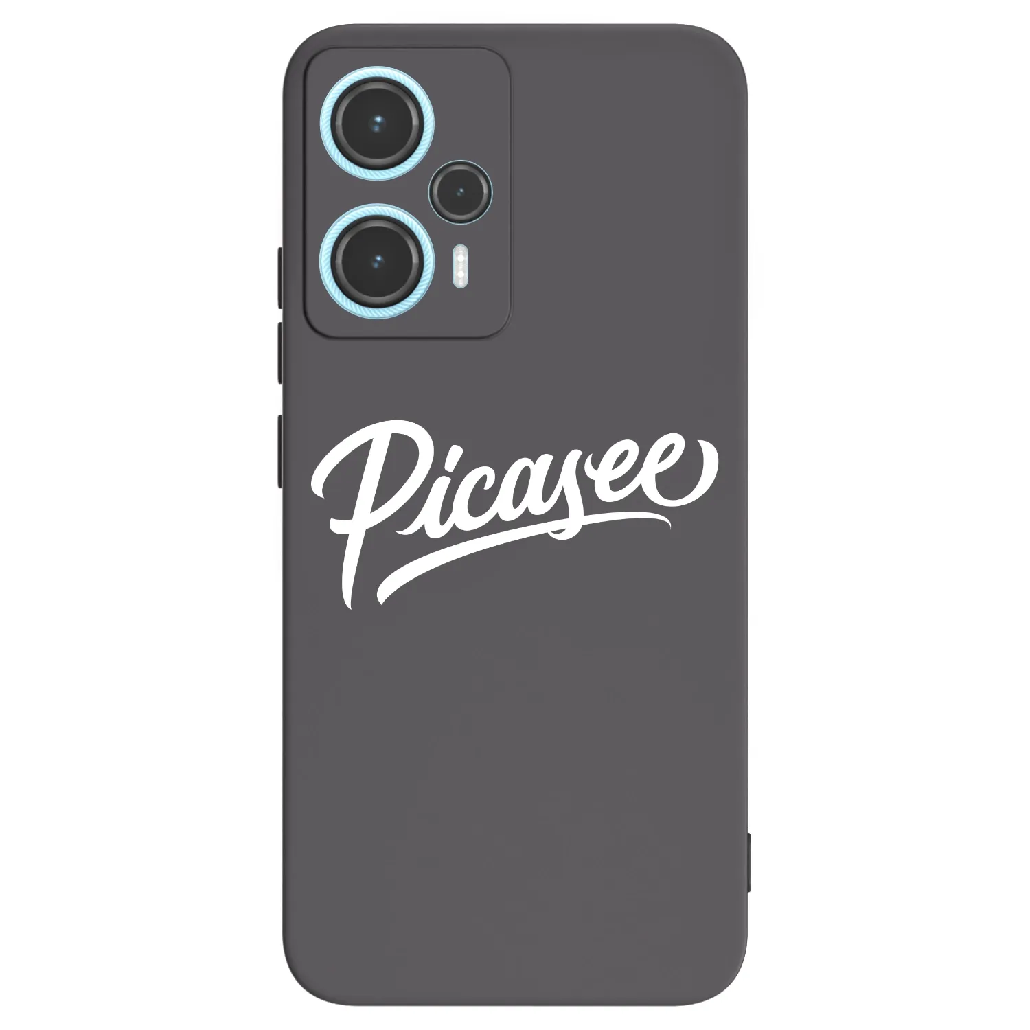 Picasee crna silikonska maskica za Xiaomi Poco F5 - Picasee - old logo - white