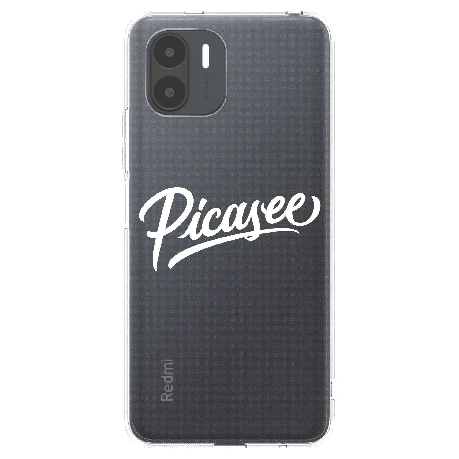 Picasee silikonska prozirna maskica za Xiaomi Redmi A2 - Picasee - old logo - white