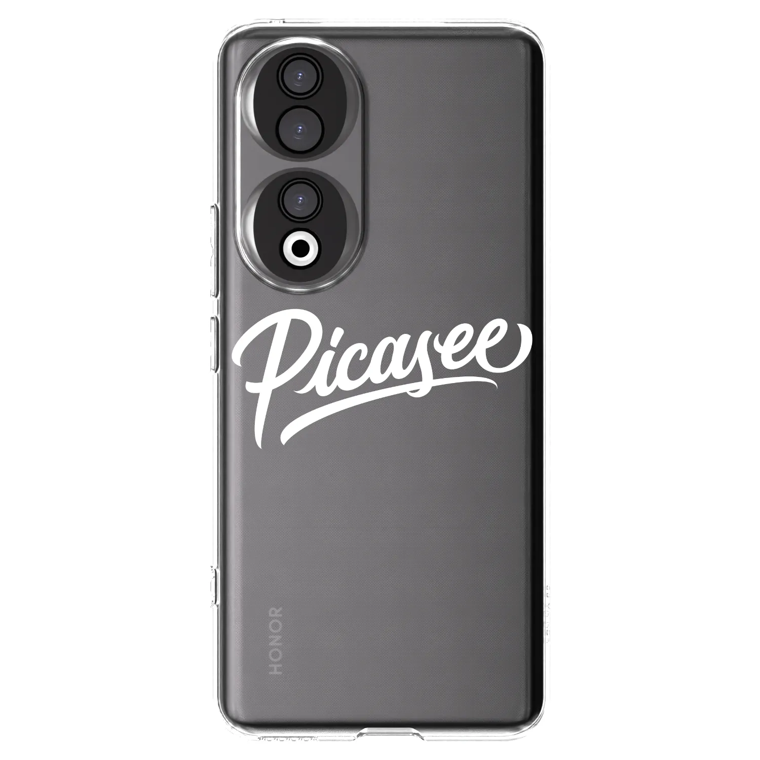 Picasee silikonska prozirna maskica za Honor 90 5G - Picasee - old logo - white