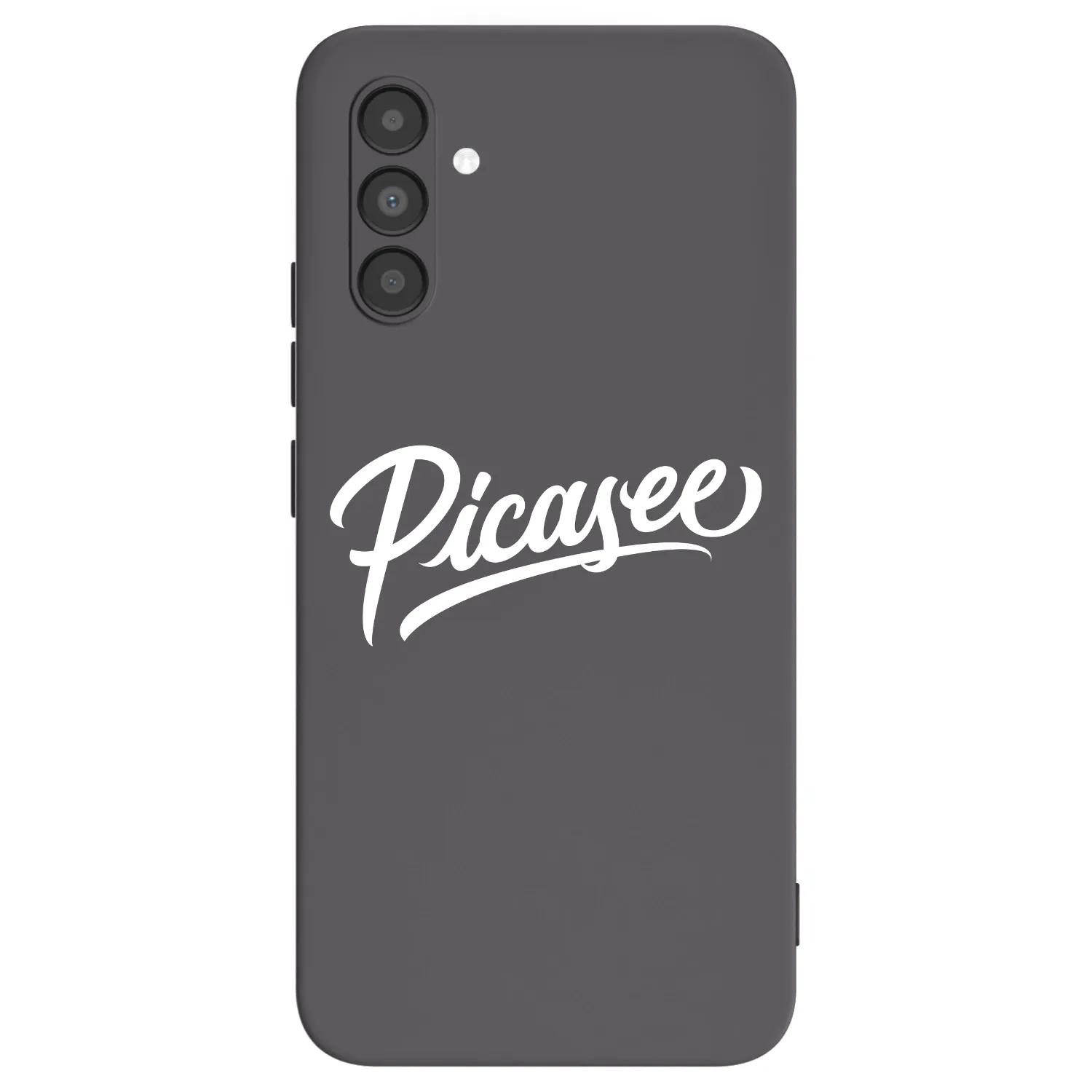 Picasee crna silikonska maskica za Samsung Galaxy A04s A047F - Picasee - old logo - white