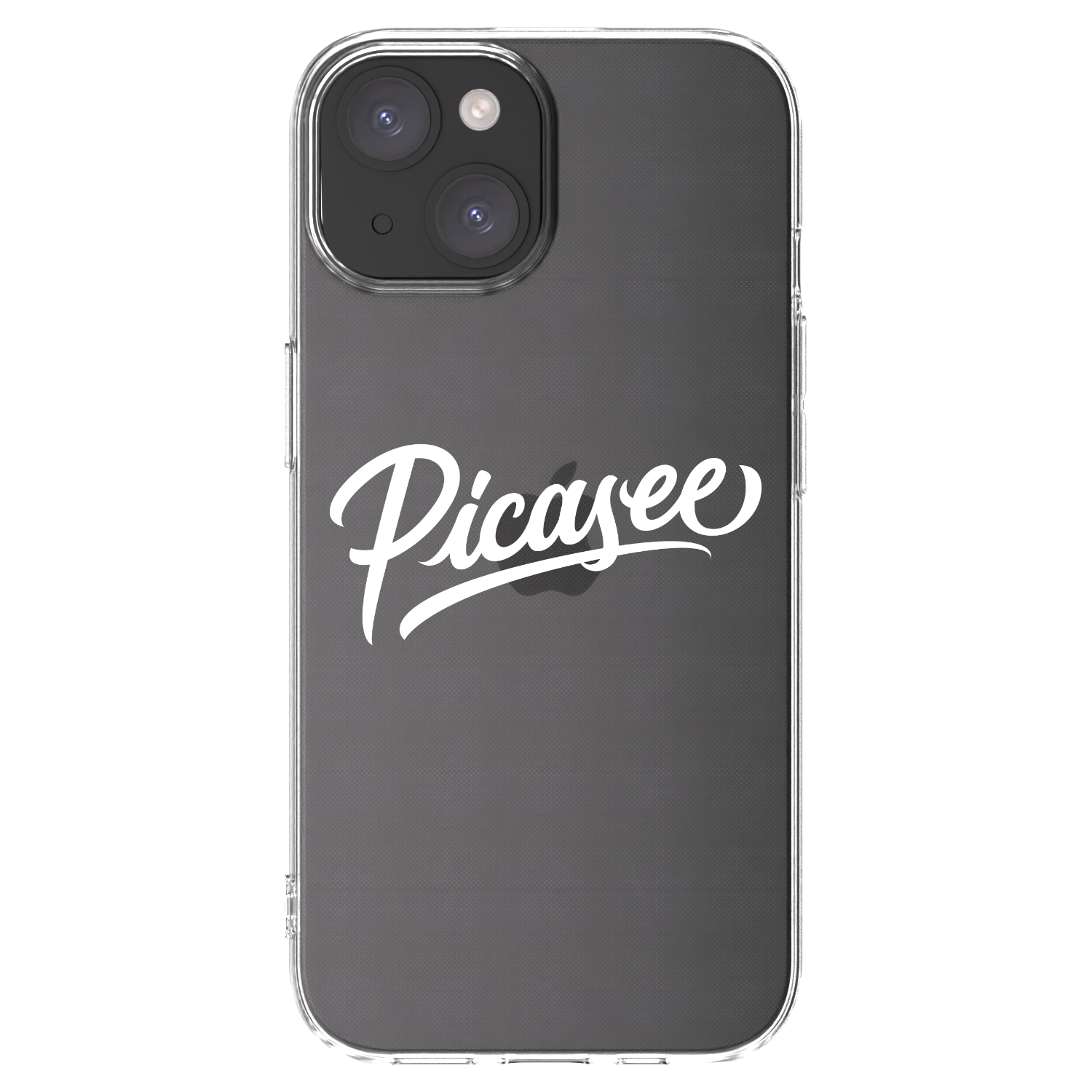 Picasee silikonska prozirna maskica za Apple iPhone 15 - Picasee - old logo - white