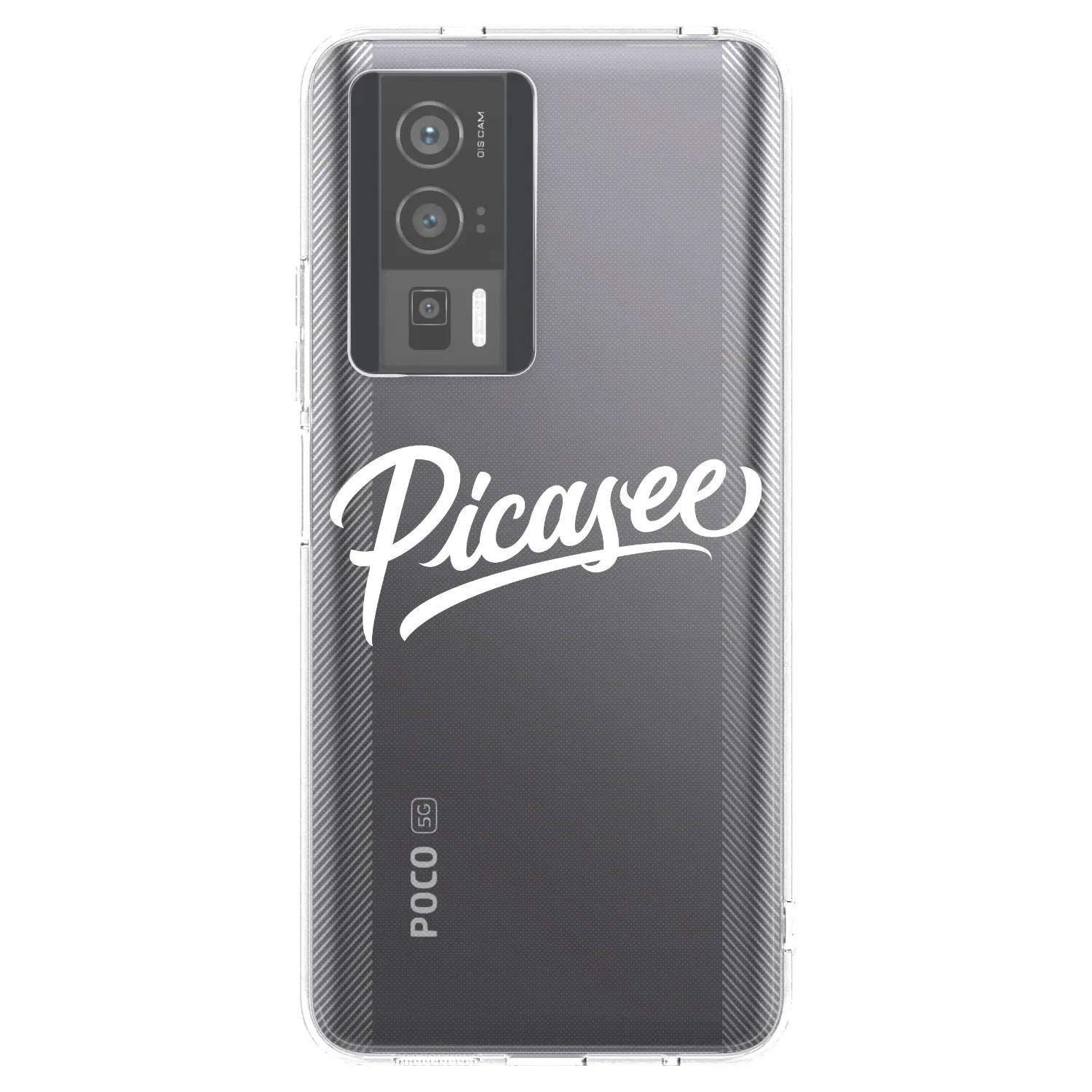 Picasee silikonska prozirna maskica za Xiaomi Poco F5 Pro 5G - Picasee - old logo - white