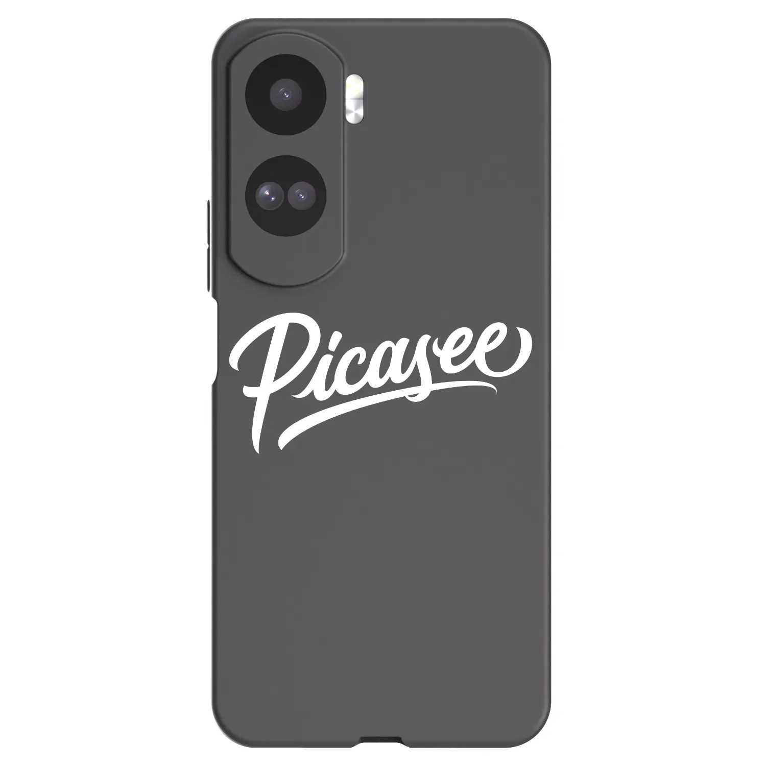 Picasee crna silikonska maskica za Honor 90 Lite 5G - Picasee - old logo - white