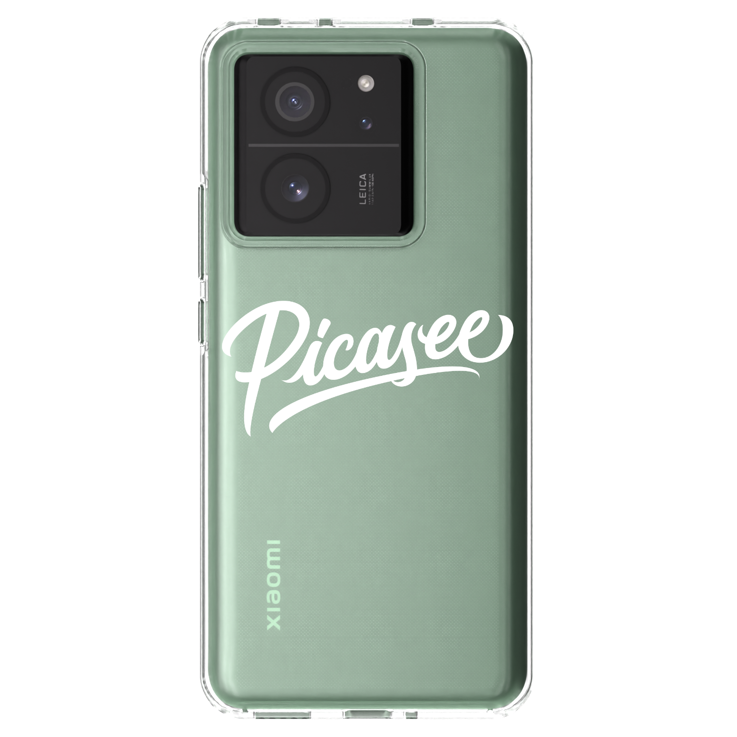 Picasee silikonska prozirna maskica za Xiaomi 13T - Picasee - old logo - white