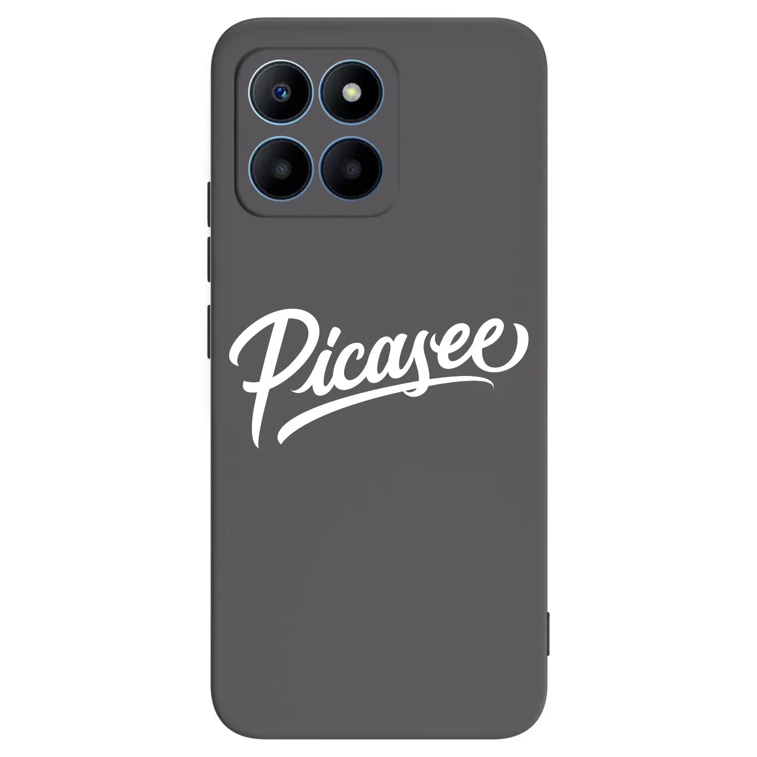 Picasee crna silikonska maskica za Honor 70 Lite - Picasee - old logo - white