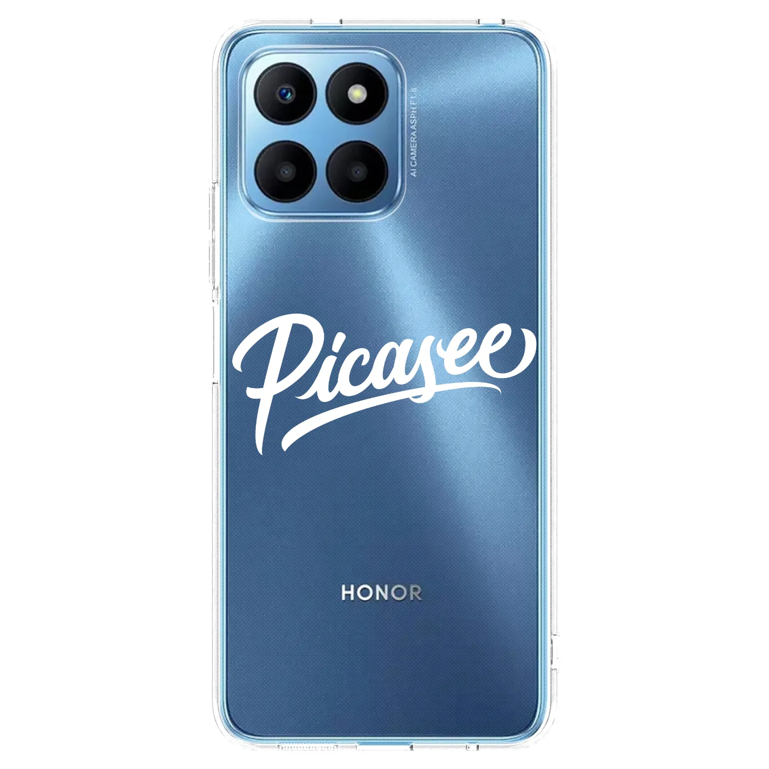 Picasee silikonska prozirna maskica za Honor 70 Lite - Picasee - old logo - white