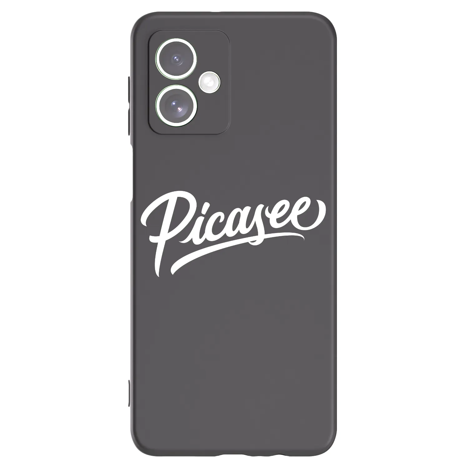 Picasee crna silikonska maskica za Motorola Moto G54 5G - Picasee - old logo - white