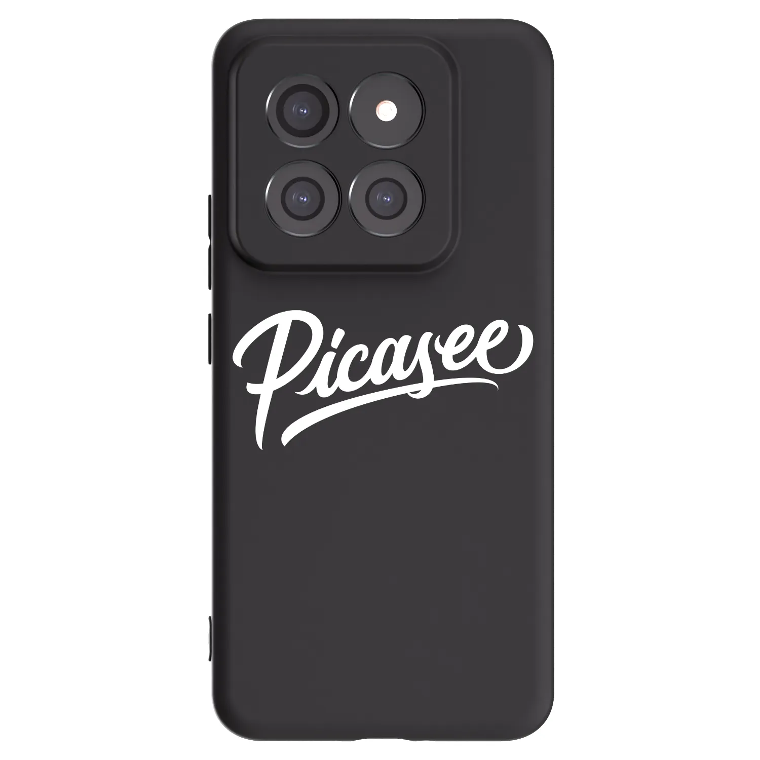 Picasee crna silikonska maskica za Xiaomi 14 Pro - Picasee - old logo - white