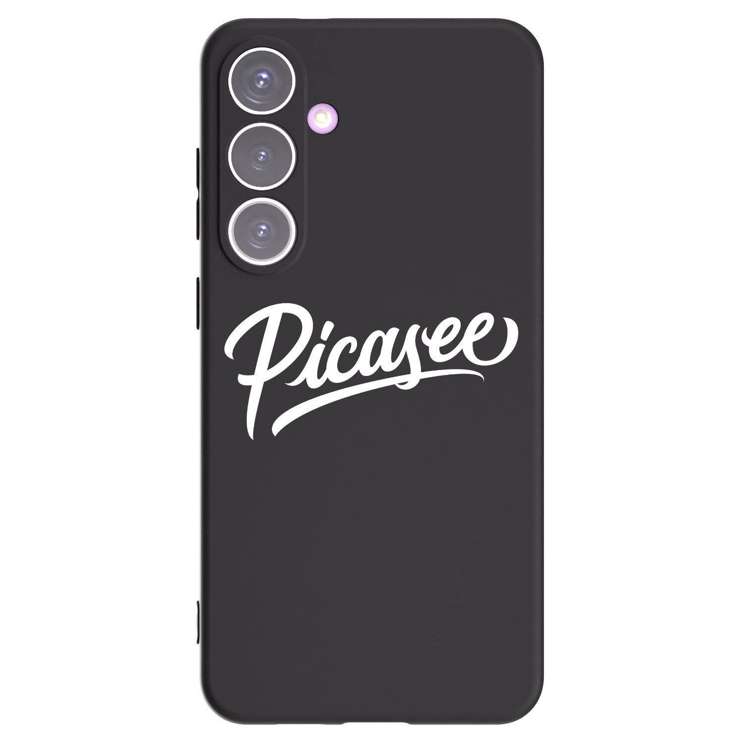 Picasee crna silikonska maskica za Samsung Galaxy S24+ S926B 5G - Picasee - old logo - white