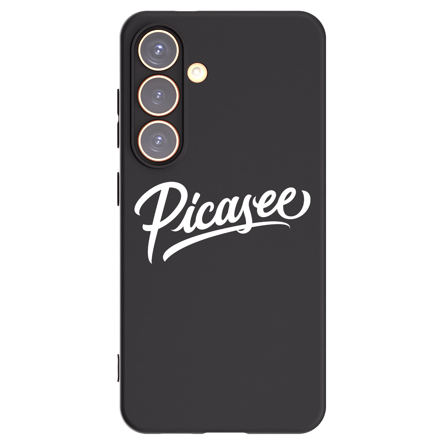 Picasee crna silikonska maskica za Samsung Galaxy S24 S921B 5G - Picasee - old logo - white