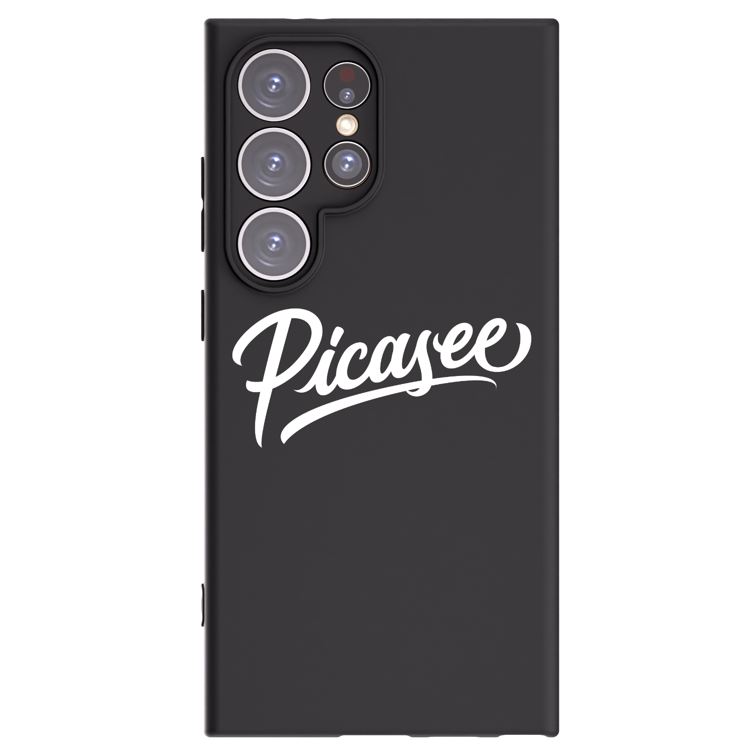 Picasee crna silikonska maskica za Samsung Galaxy S24 Ultra S928B 5G - Picasee - old logo - white