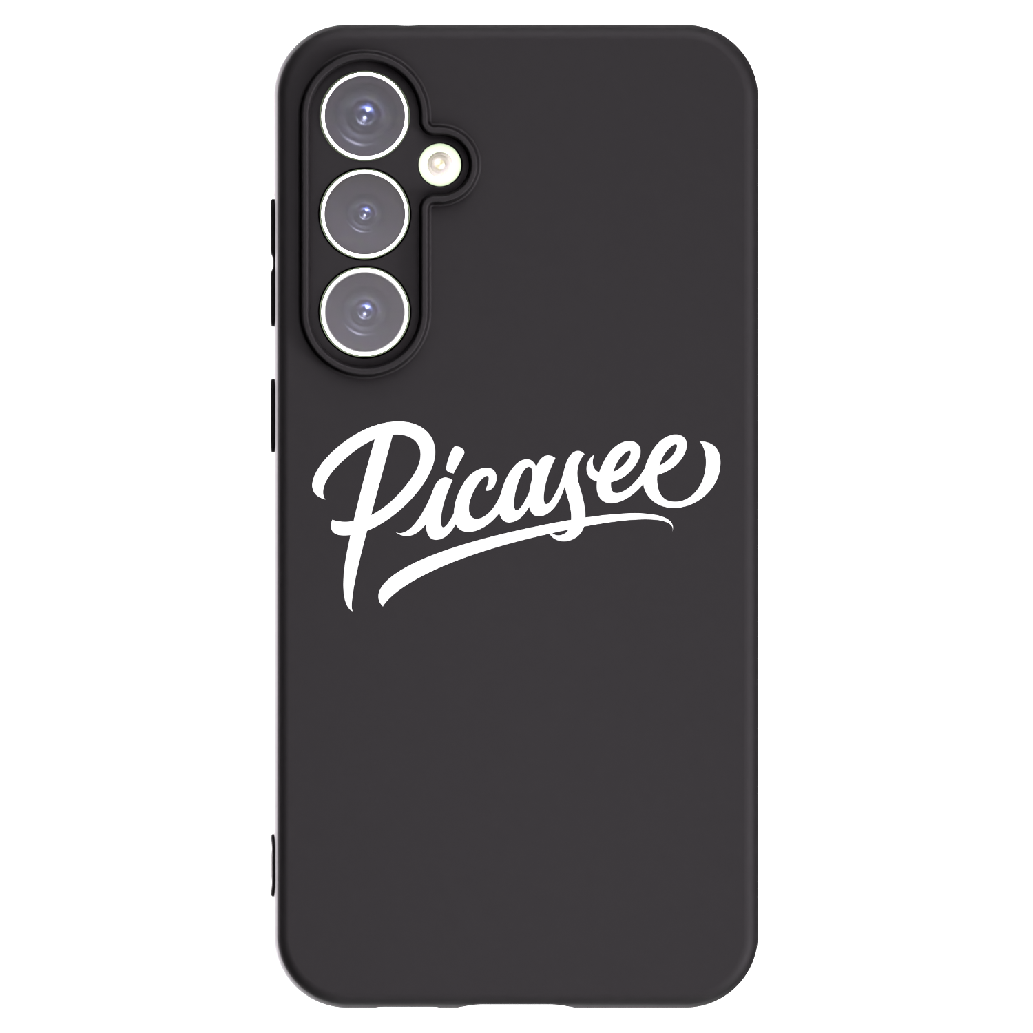 Picasee crna silikonska maskica za Samsung Galaxy S23 FE S711B - Picasee - old logo - white