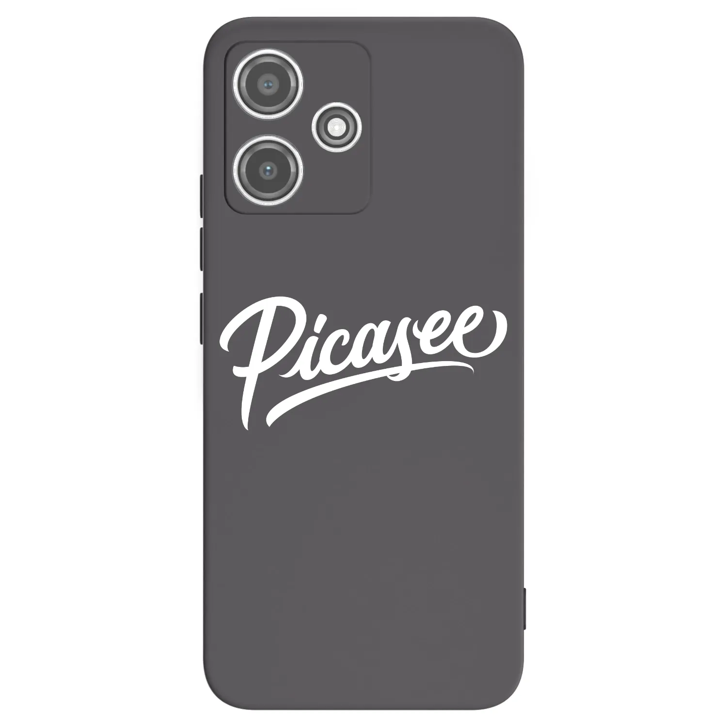 Picasee crna silikonska maskica za Xiaomi Redmi 12 5G - Picasee - old logo - white