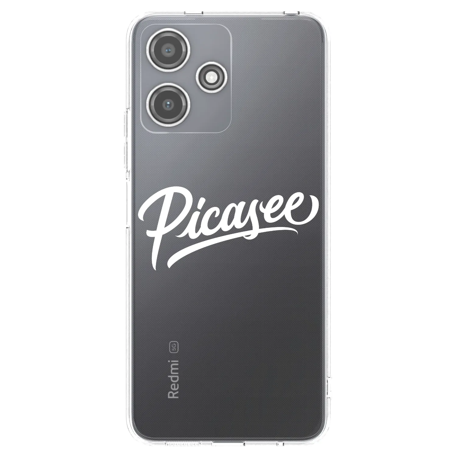 Picasee silikonska prozirna maskica za Xiaomi Redmi 12 5G - Picasee - old logo - white