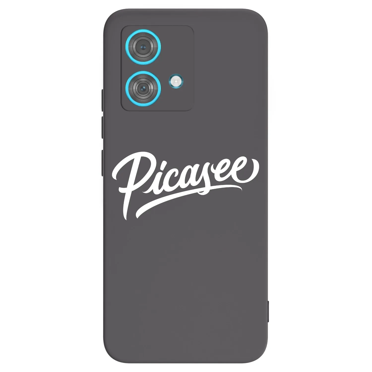 Picasee crna silikonska maskica za Motorola Edge 40 Neo - Picasee - old logo - white