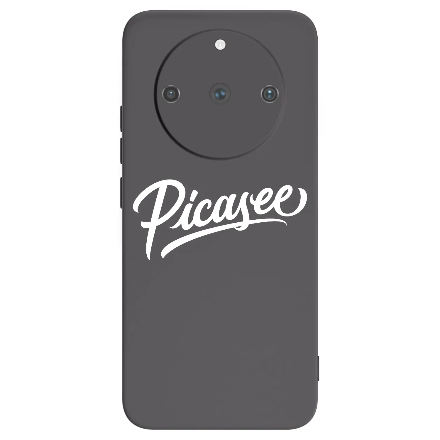 Picasee crna silikonska maskica za Realme 11 Pro+ - Picasee - old logo - white