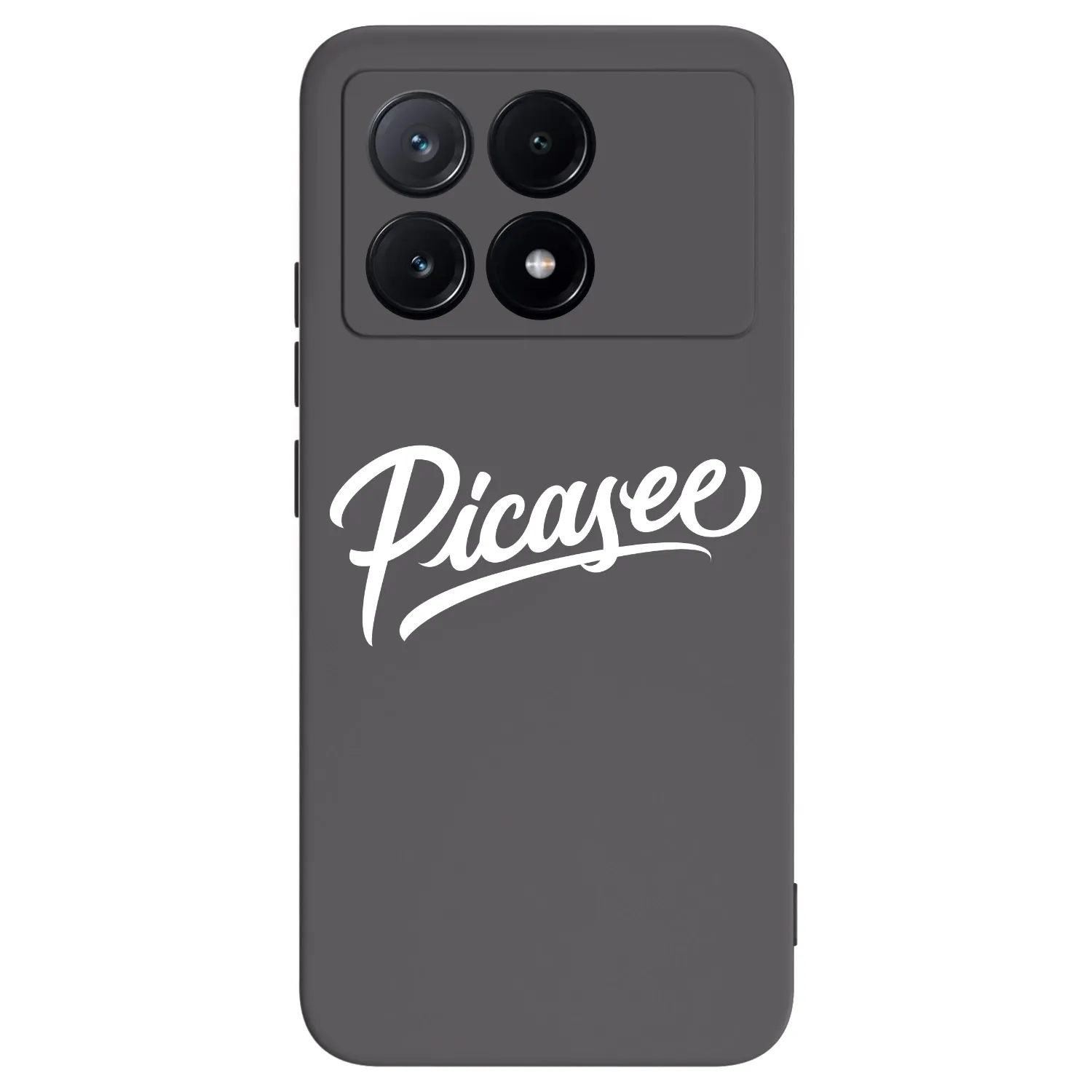 Picasee crna silikonska maskica za Xiaomi Poco X6 Pro - Picasee - old logo - white