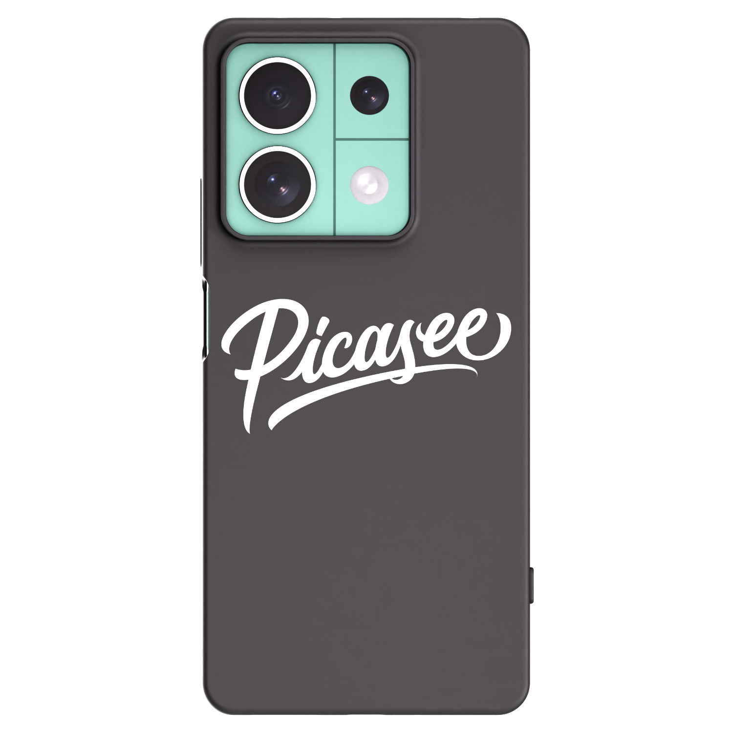 Picasee crna silikonska maskica za Xiaomi Redmi Note 13 5G - Picasee - old logo - white