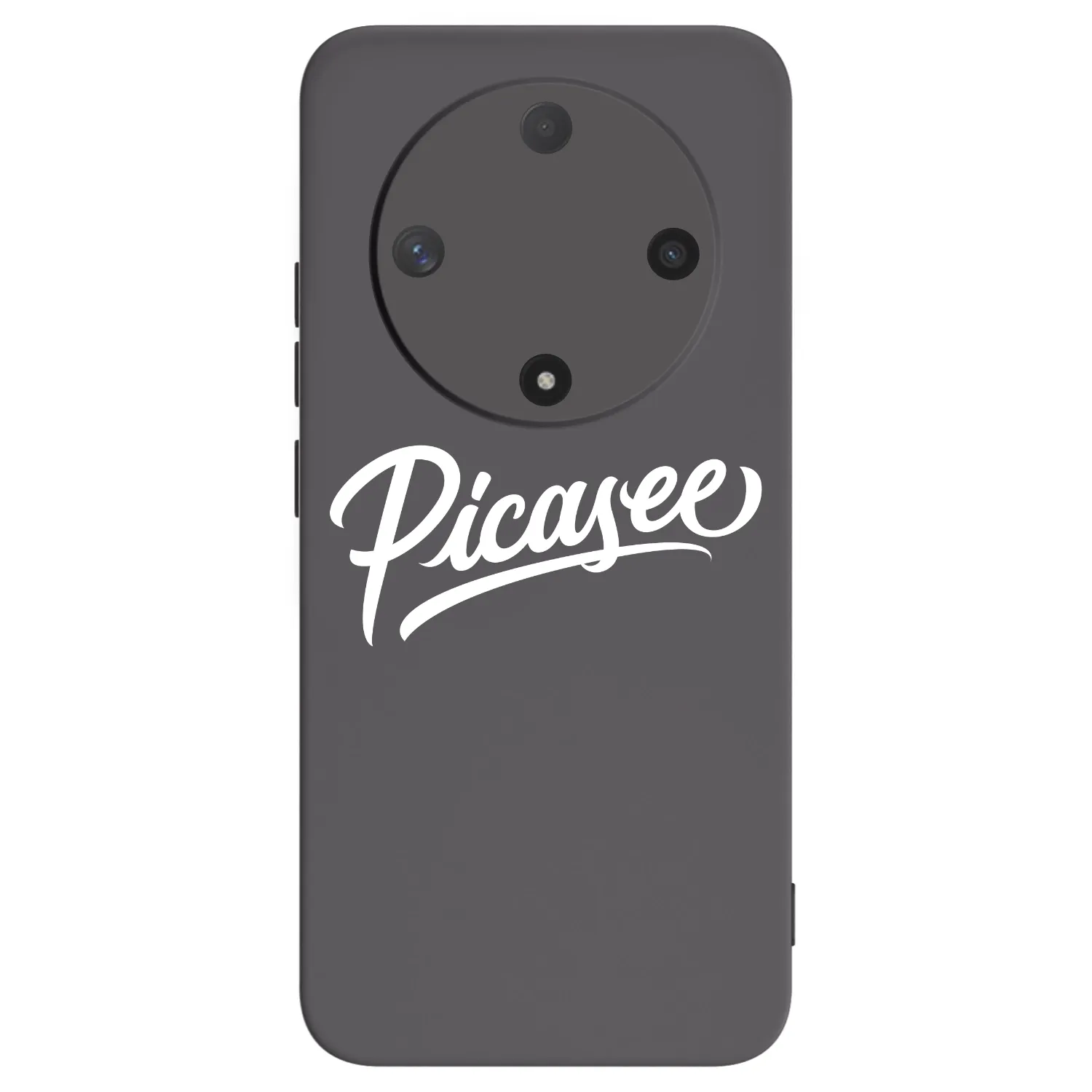 Picasee crna silikonska maskica za Honor Magic6 Lite 5G - Picasee - old logo - white
