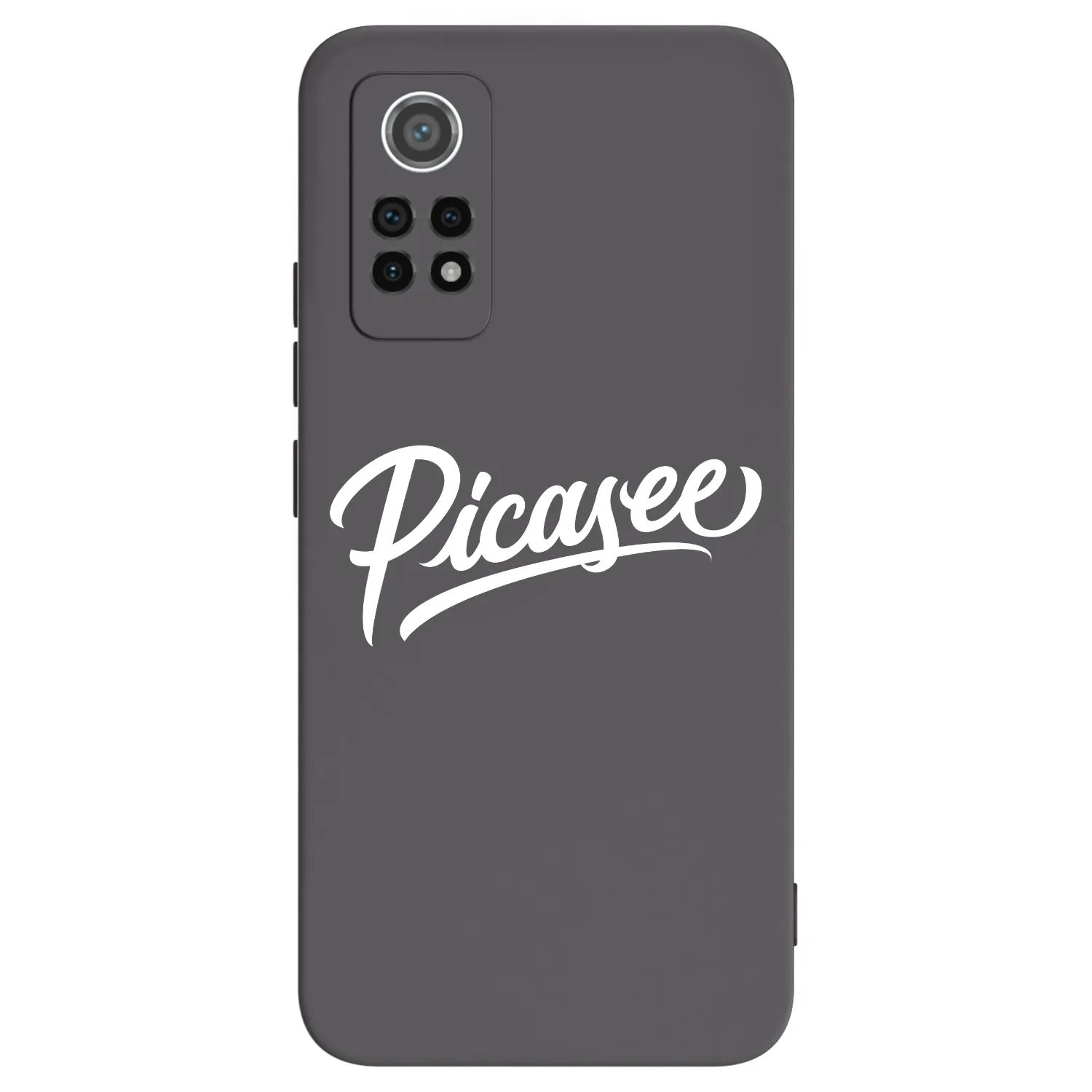 Picasee crna silikonska maskica za Xiaomi Redmi Note 12 Pro 4G - Picasee - old logo - white