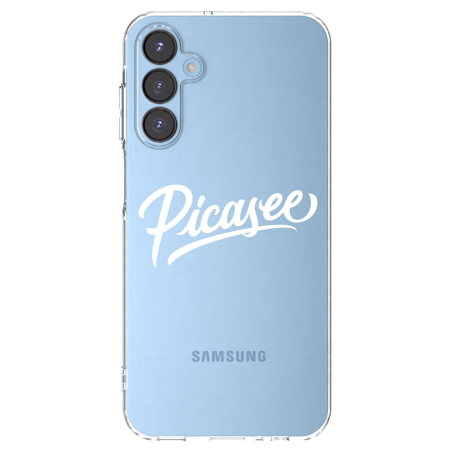 Picasee silikonska prozirna maskica za Samsung Galaxy A15 A156B 5G - Picasee - old logo - white