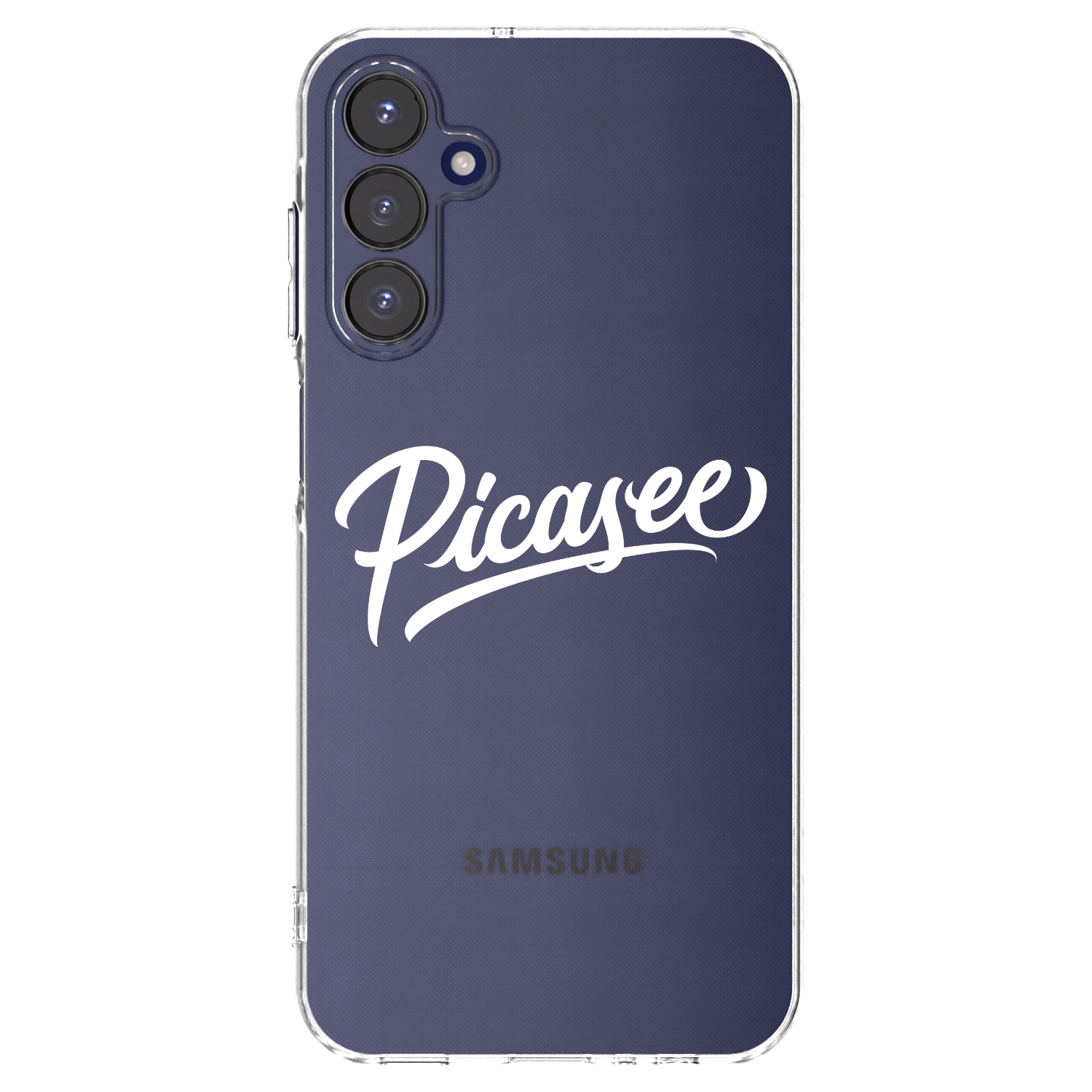 Picasee silikonska prozirna maskica za Samsung Galaxy A15 A155F 4G - Picasee - old logo - white