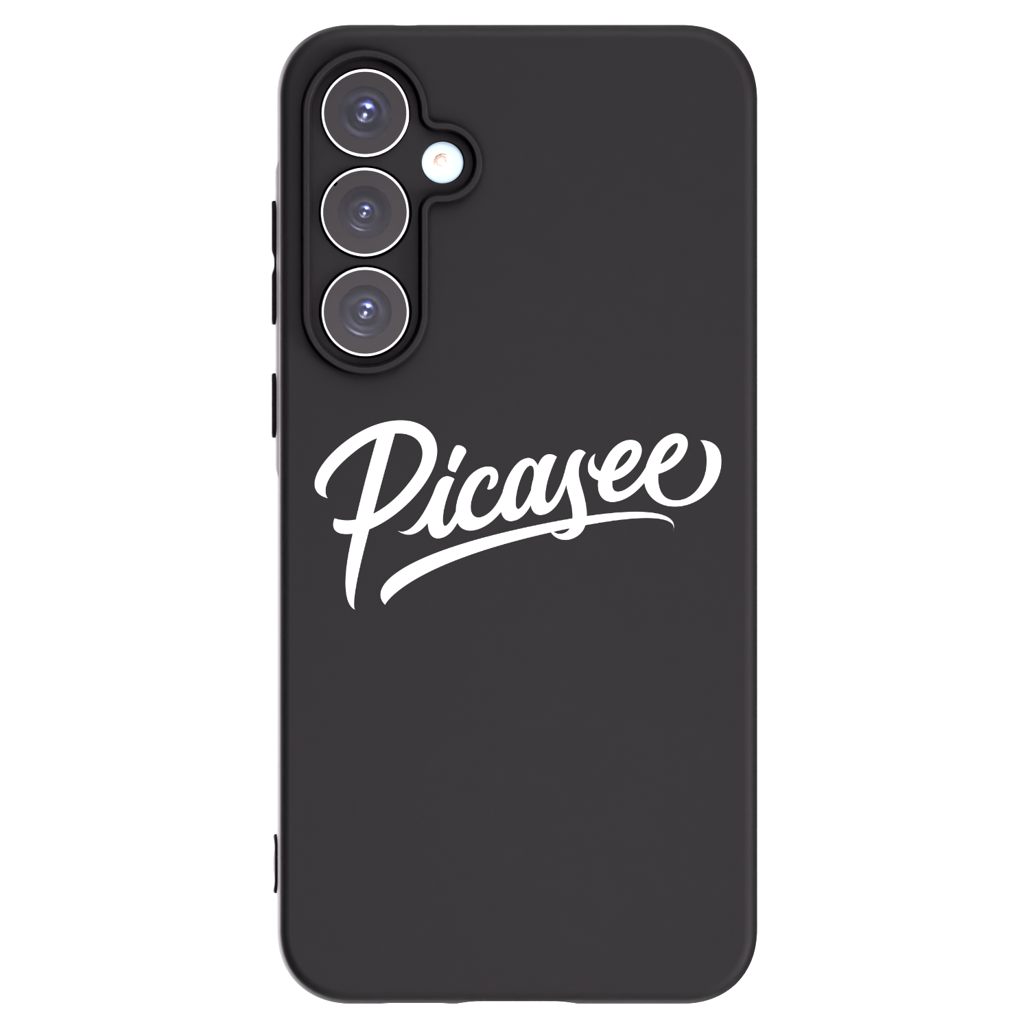 Picasee crna silikonska maskica za Samsung Galaxy A55 5G A556B - Picasee - old logo - white