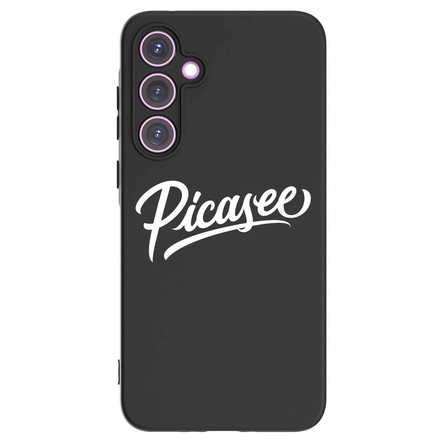 Picasee crna silikonska maskica za Samsung Galaxy A35 5G A356B - Picasee - old logo - white