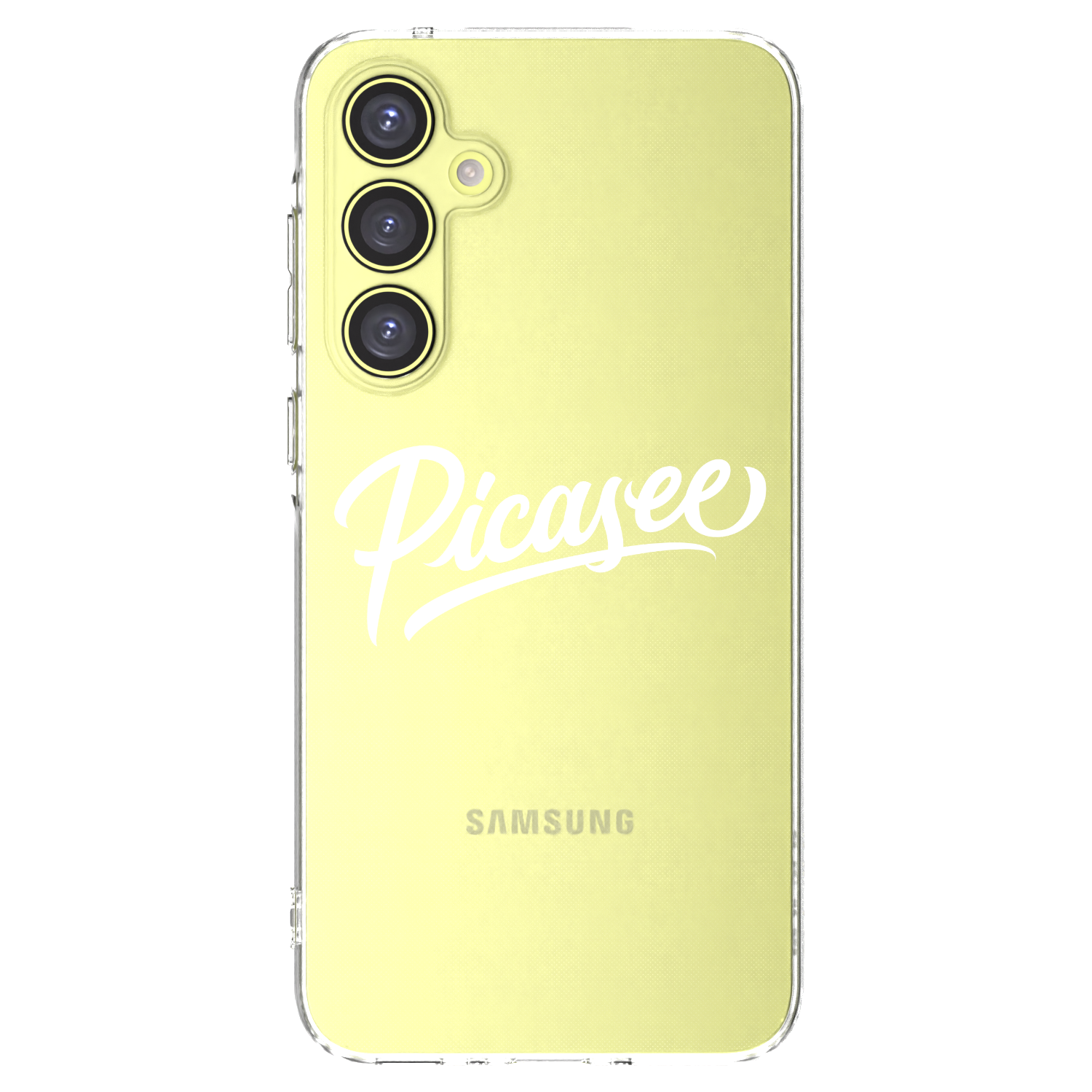Picasee silikonska prozirna maskica za Samsung Galaxy A35 5G A356B - Picasee - old logo - white