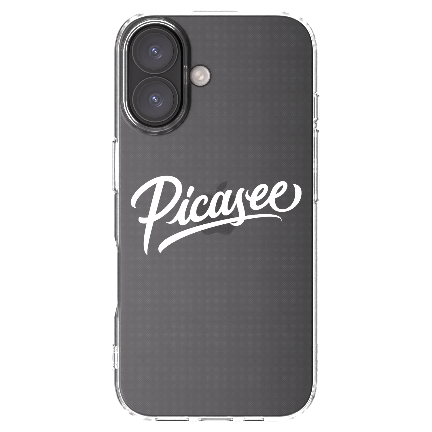 Picasee silikonska prozirna maskica za Apple iPhone 16 - Picasee - old logo - white