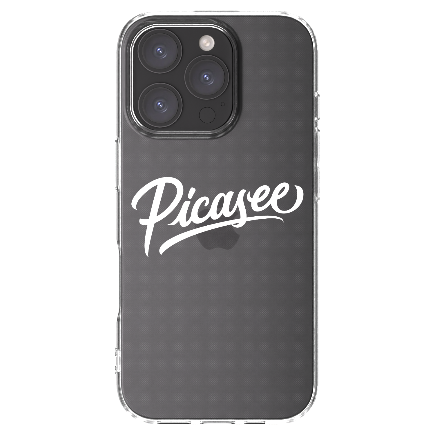 Picasee silikonska prozirna maskica za Apple iPhone 16 Pro - Picasee - old logo - white