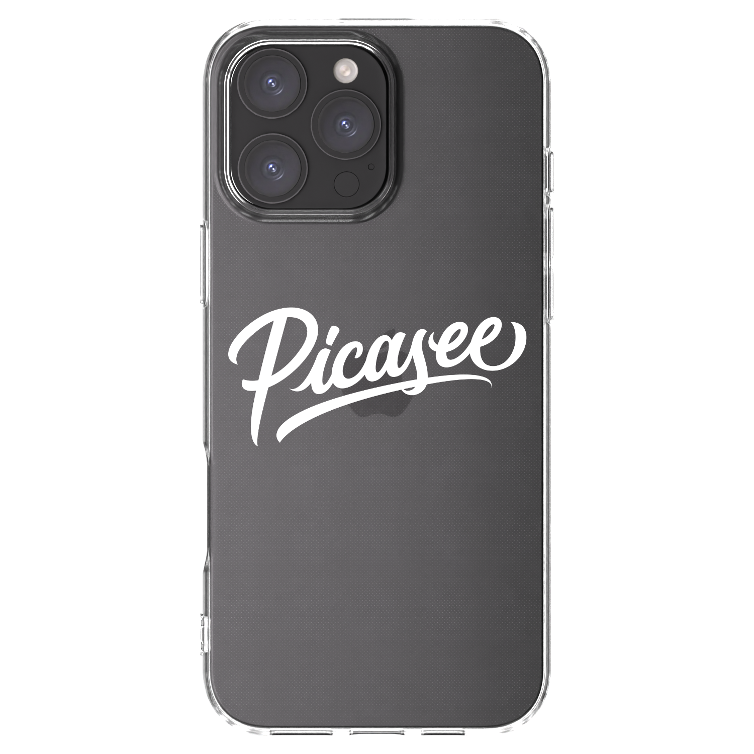 Picasee silikonska prozirna maskica za Apple iPhone 16 Pro Max - Picasee - old logo - white