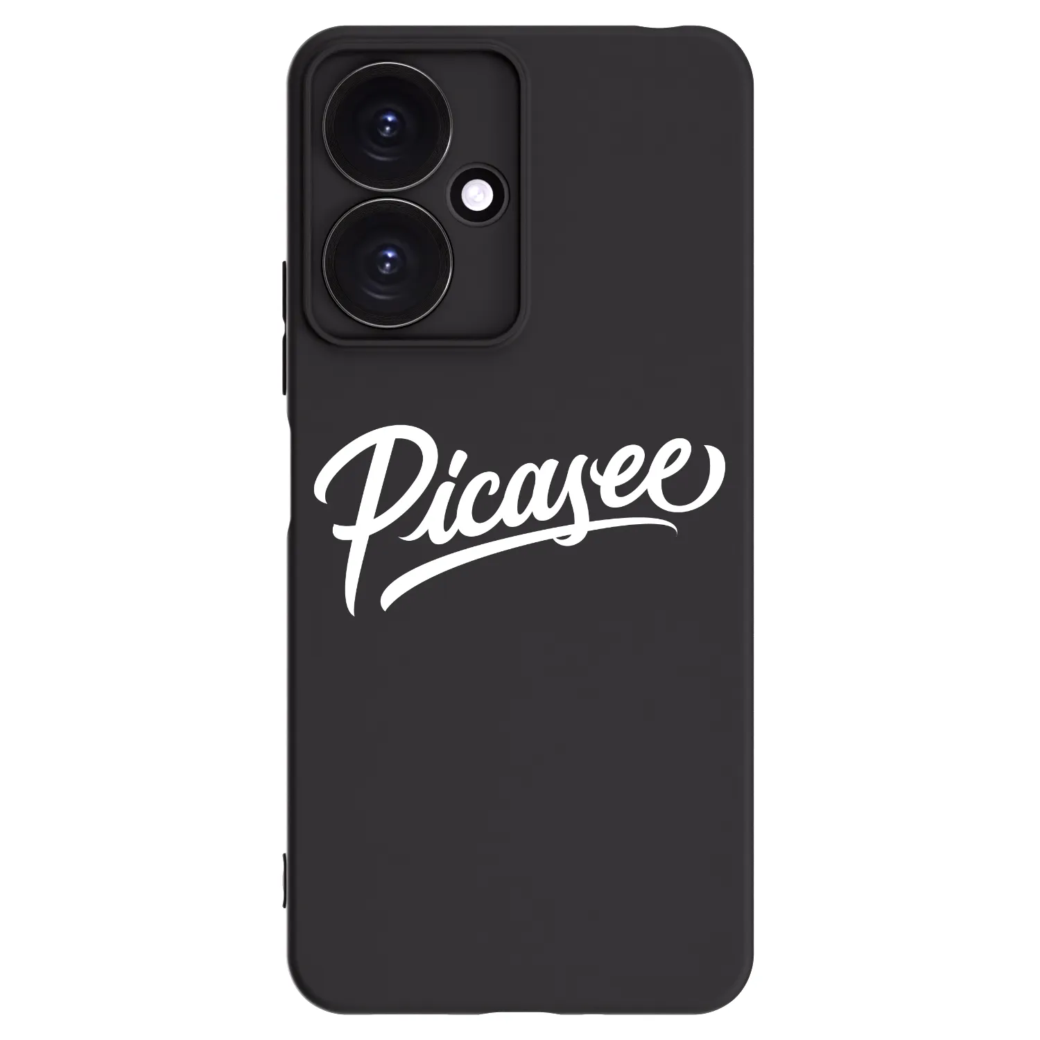 Picasee crna silikonska maskica za Xiaomi Redmi 13C 5G - Picasee - old logo - white
