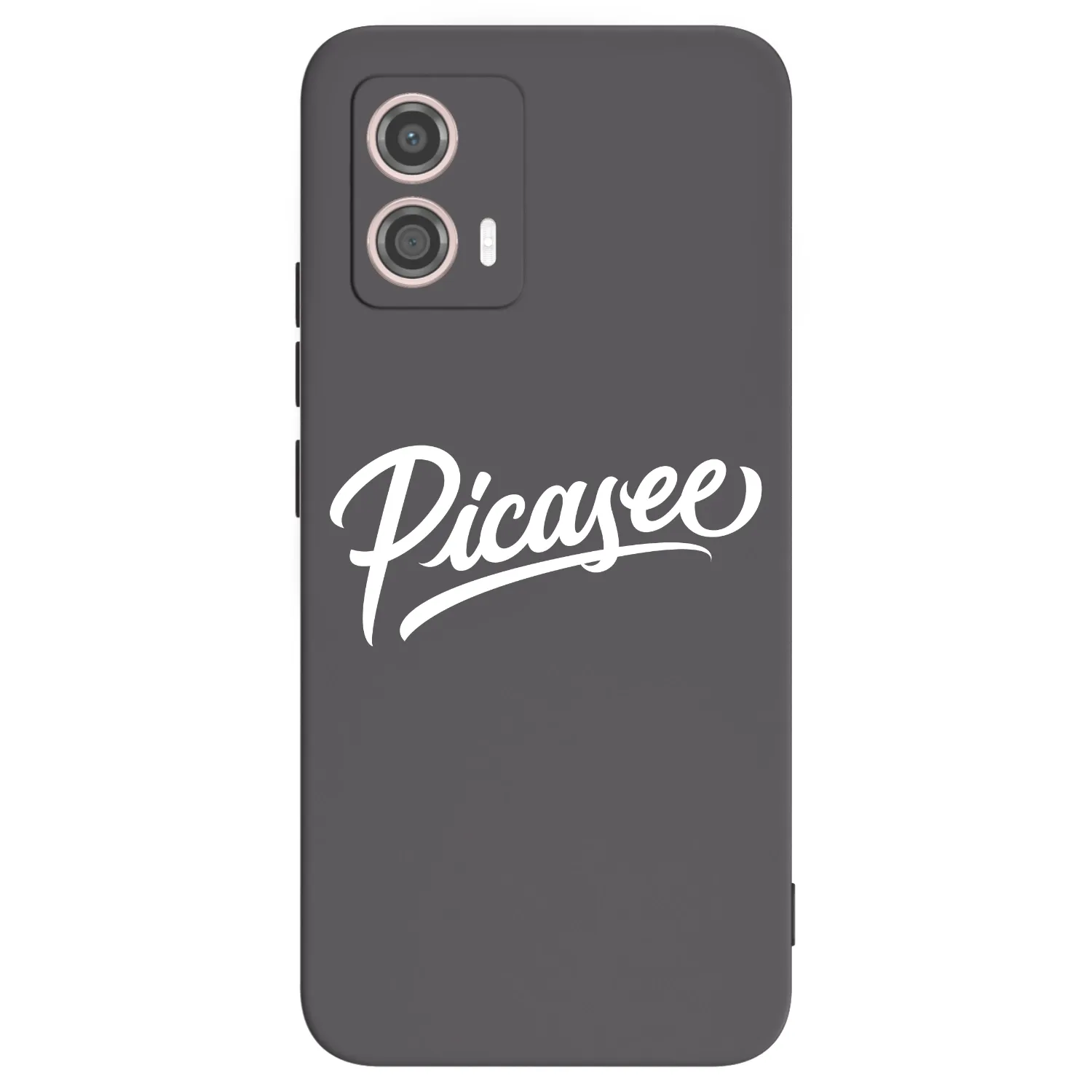 Picasee crna silikonska maskica za Motorola Moto G53 5G - Picasee - old logo - white