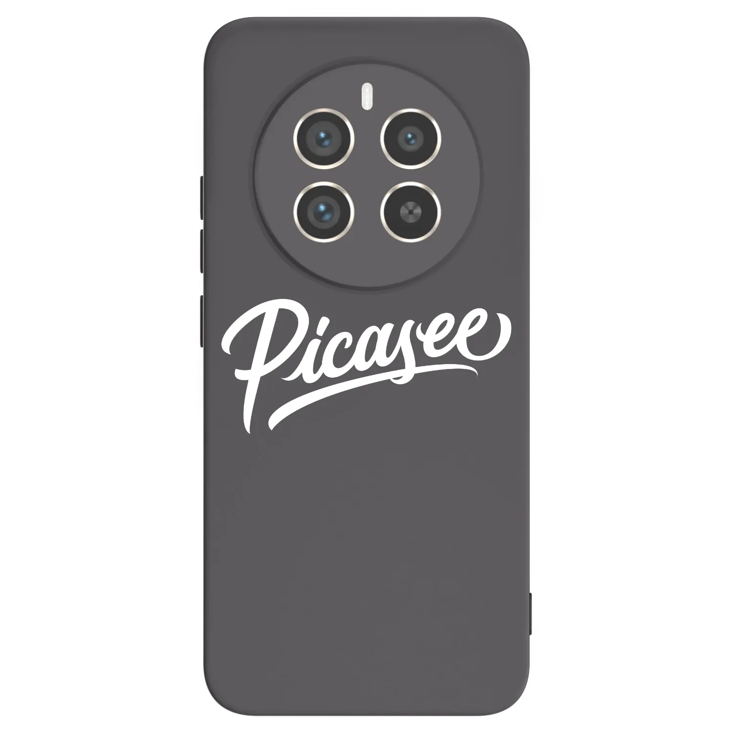 Picasee crna silikonska maskica za Realme 12 Pro 5G - Picasee - old logo - white