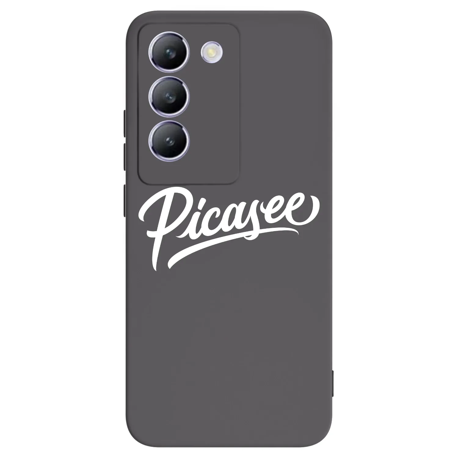 Picasee crna silikonska maskica za Vivo V40 SE 5G - Picasee - old logo - white