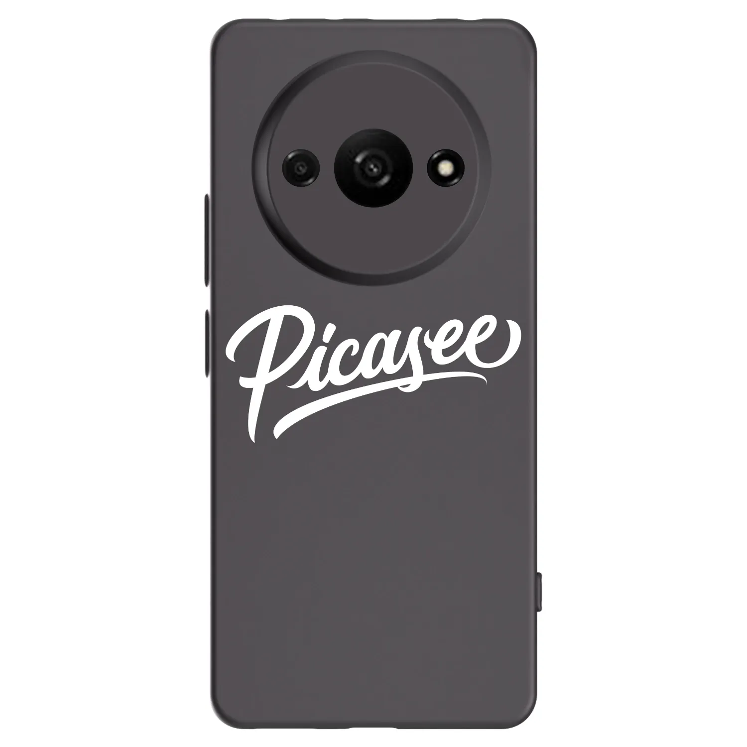 Picasee crna silikonska maskica za Xiaomi Redmi A3 - Picasee - old logo - white