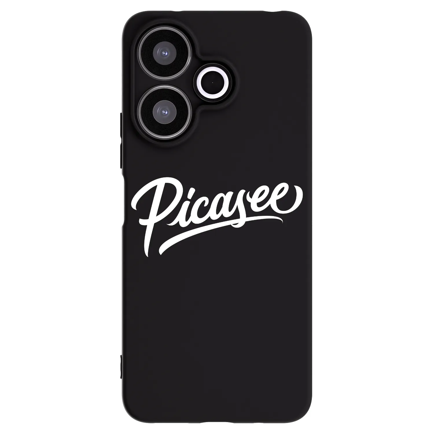 Picasee crna silikonska maskica za Xiaomi Redmi 13 4G - Picasee - old logo - white