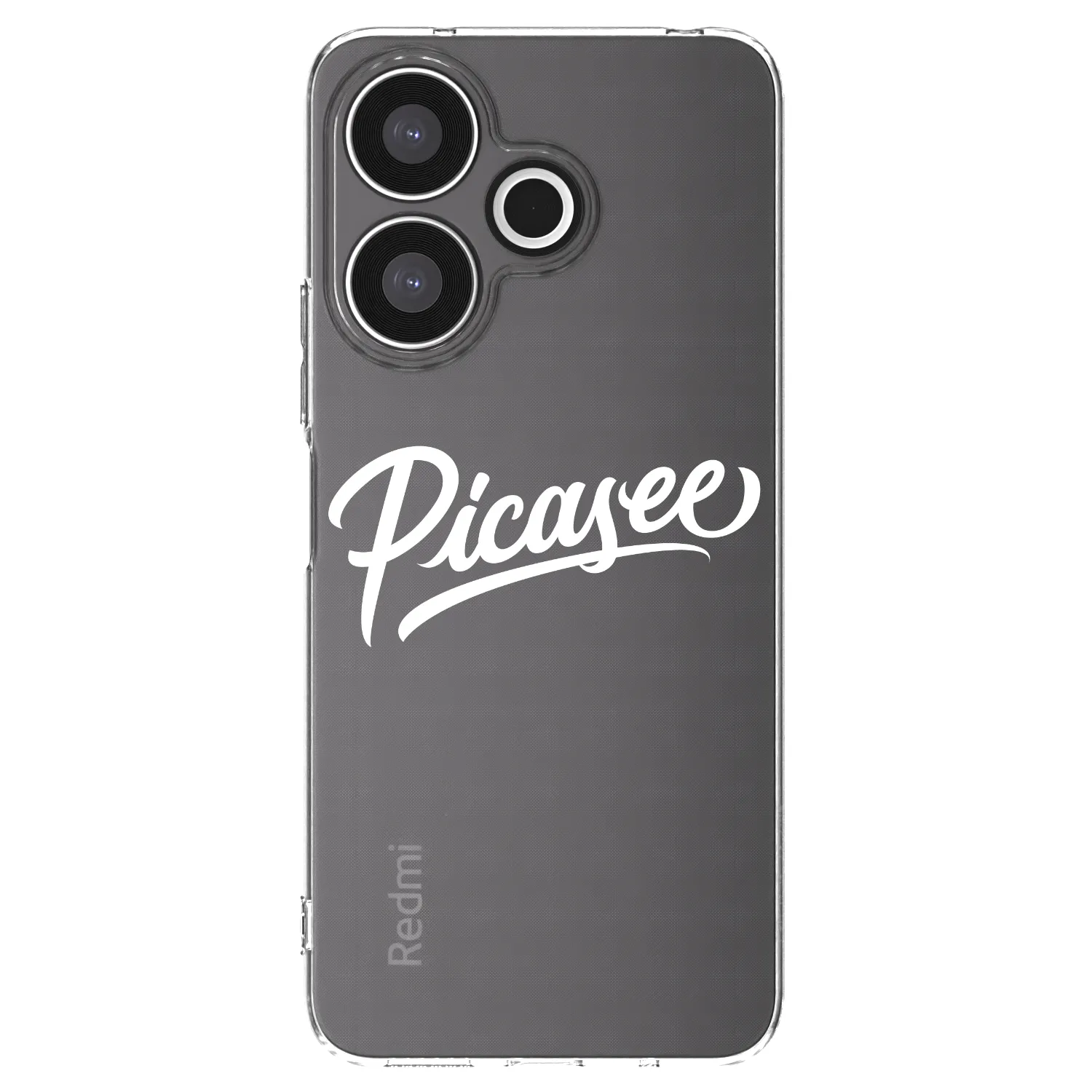 Picasee silikonska prozirna maskica za Xiaomi Redmi 13 4G - Picasee - old logo - white