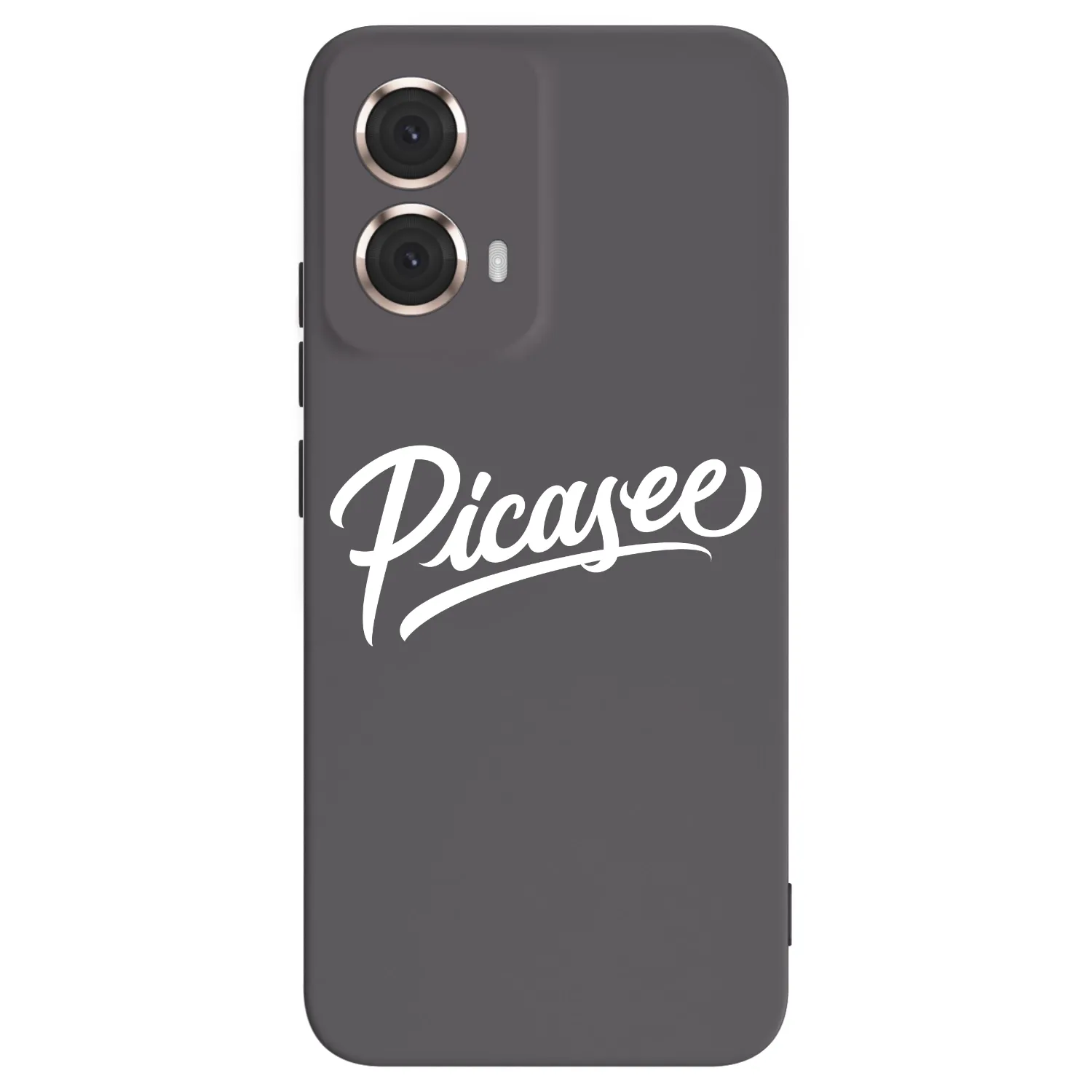 Picasee crna silikonska maskica za Motorola Moto G85 - Picasee - old logo - white