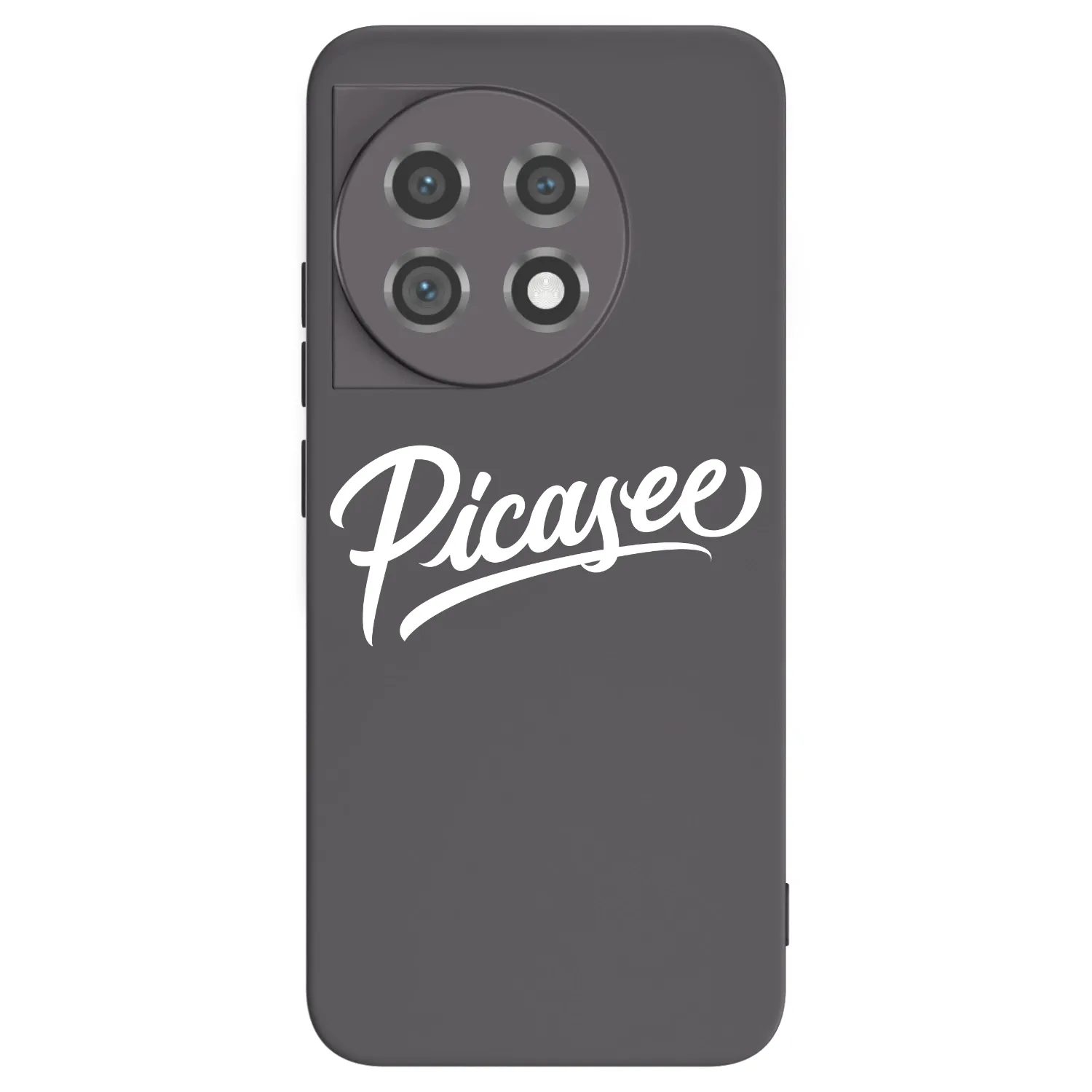 Picasee crna silikonska maskica za OnePlus 11 5G - Picasee - old logo - white