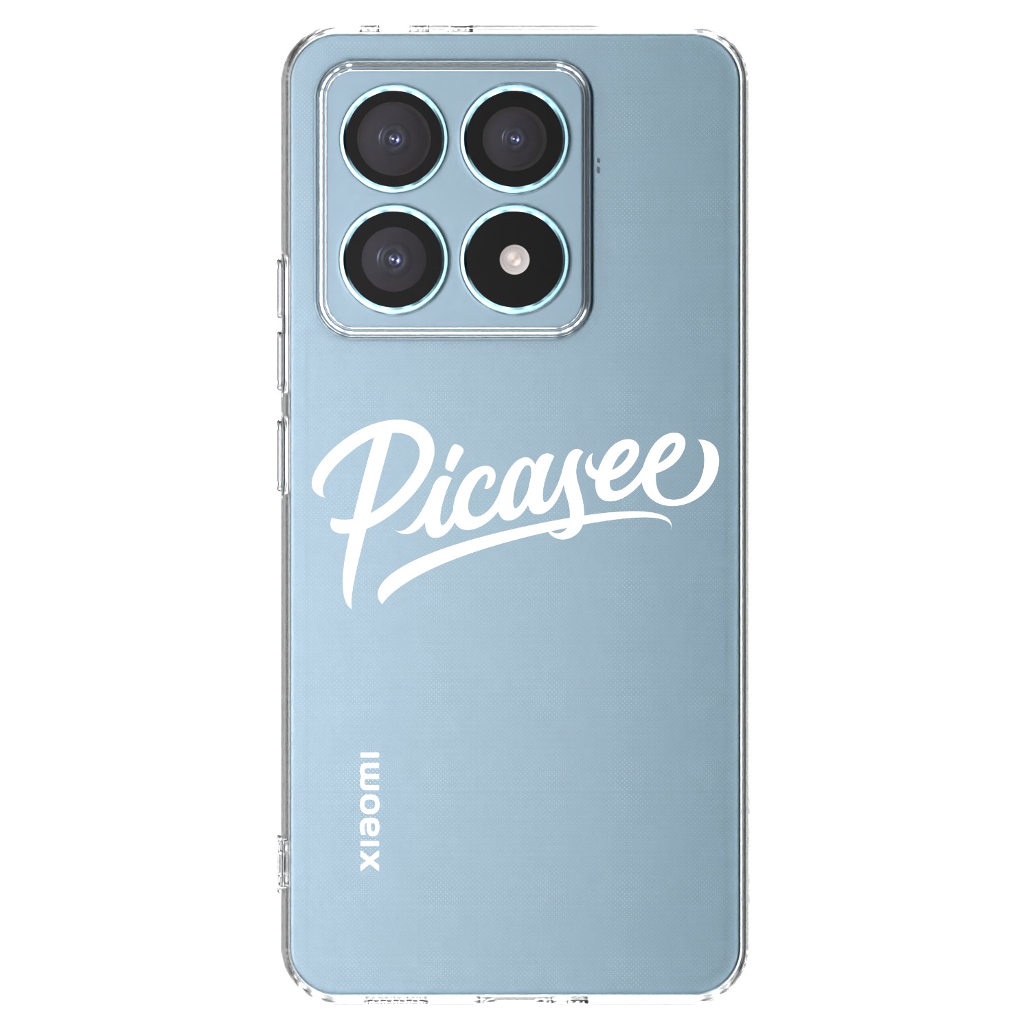 Picasee silikonska prozirna maskica za Xiaomi 14T Pro - Picasee - old logo - white