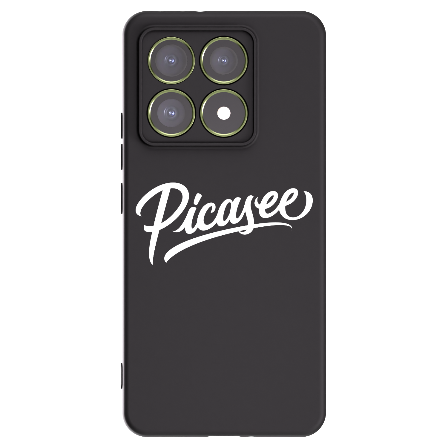 Picasee crna silikonska maskica za Xiaomi 14T - Picasee - old logo - white